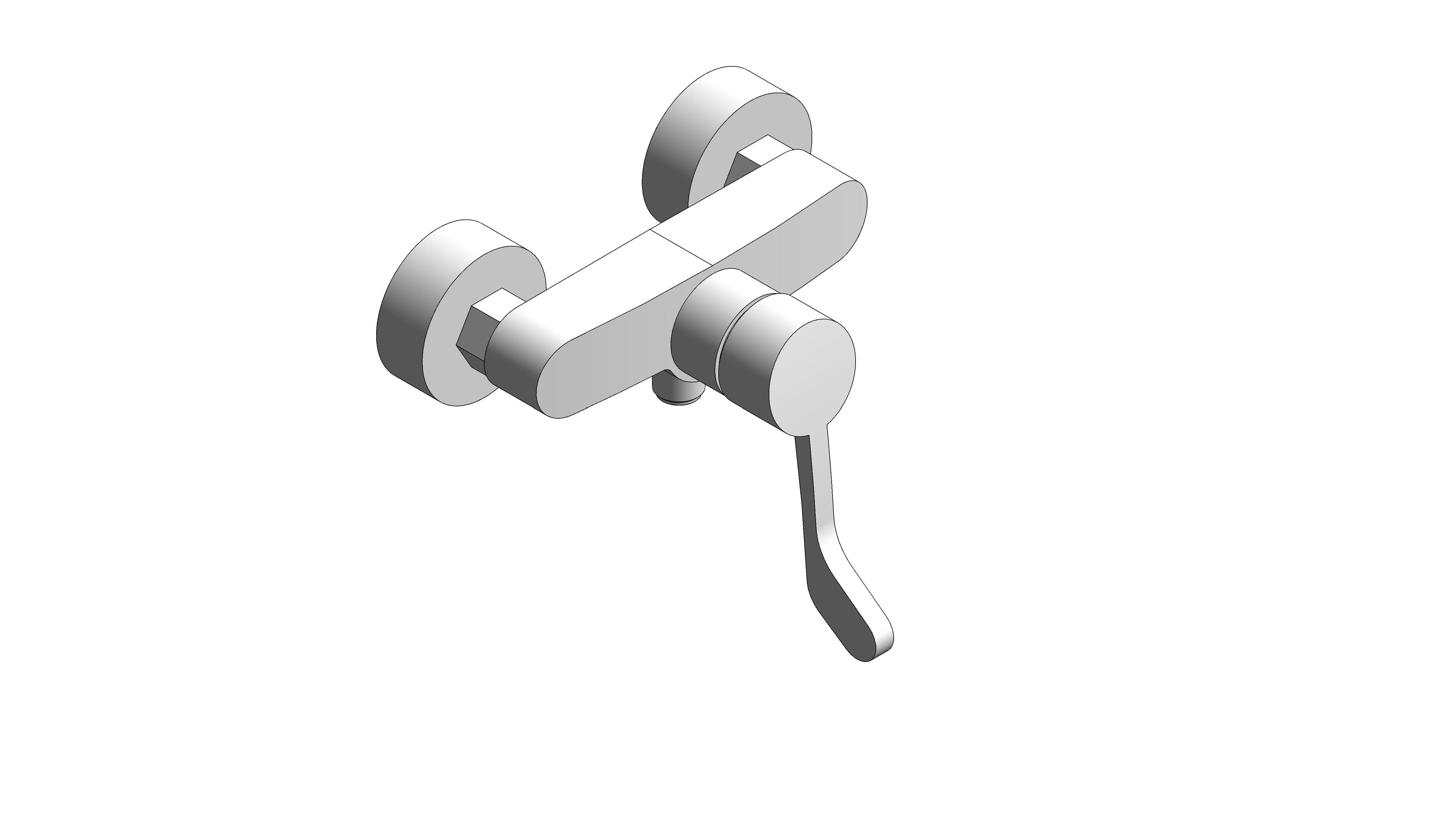 Product: EUROSMART Single-lever shower mixer 1/2″ (25244003)