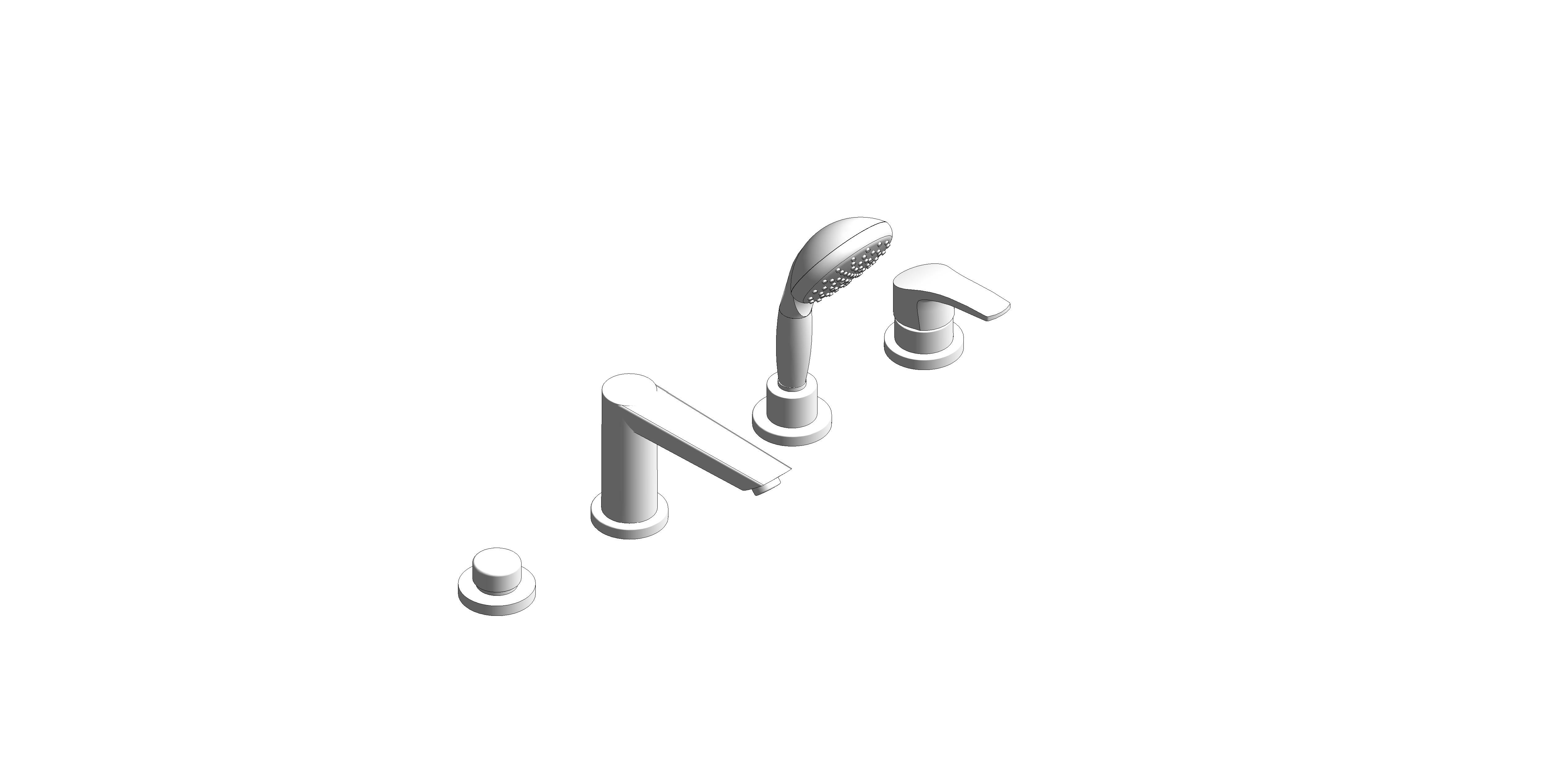 Grohe - Eurosmart - 4-Hole Roman Tub Faucet - 25245003