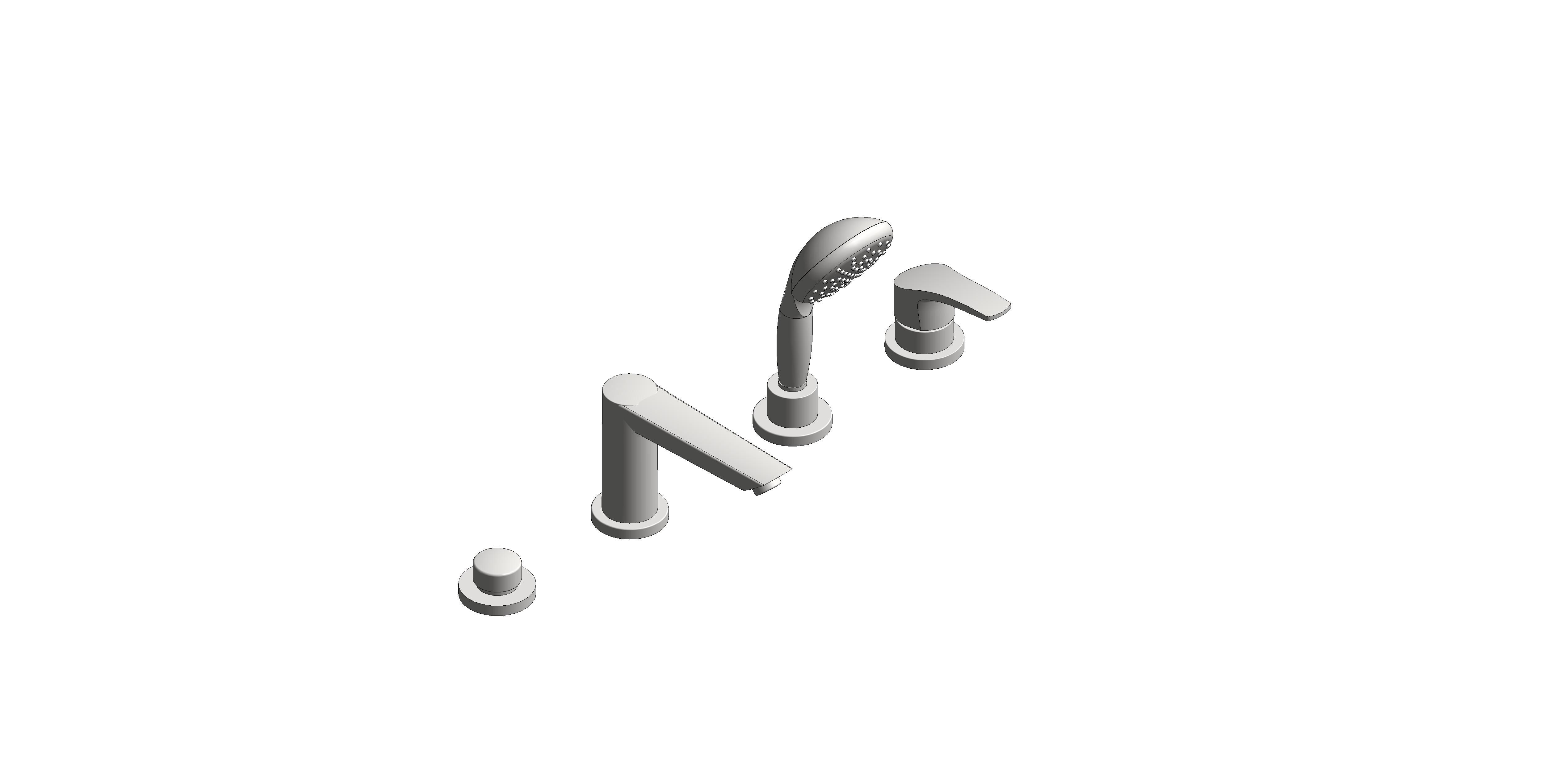 Grohe - Eurosmart - 4-Hole Roman Tub Faucet - 25245003