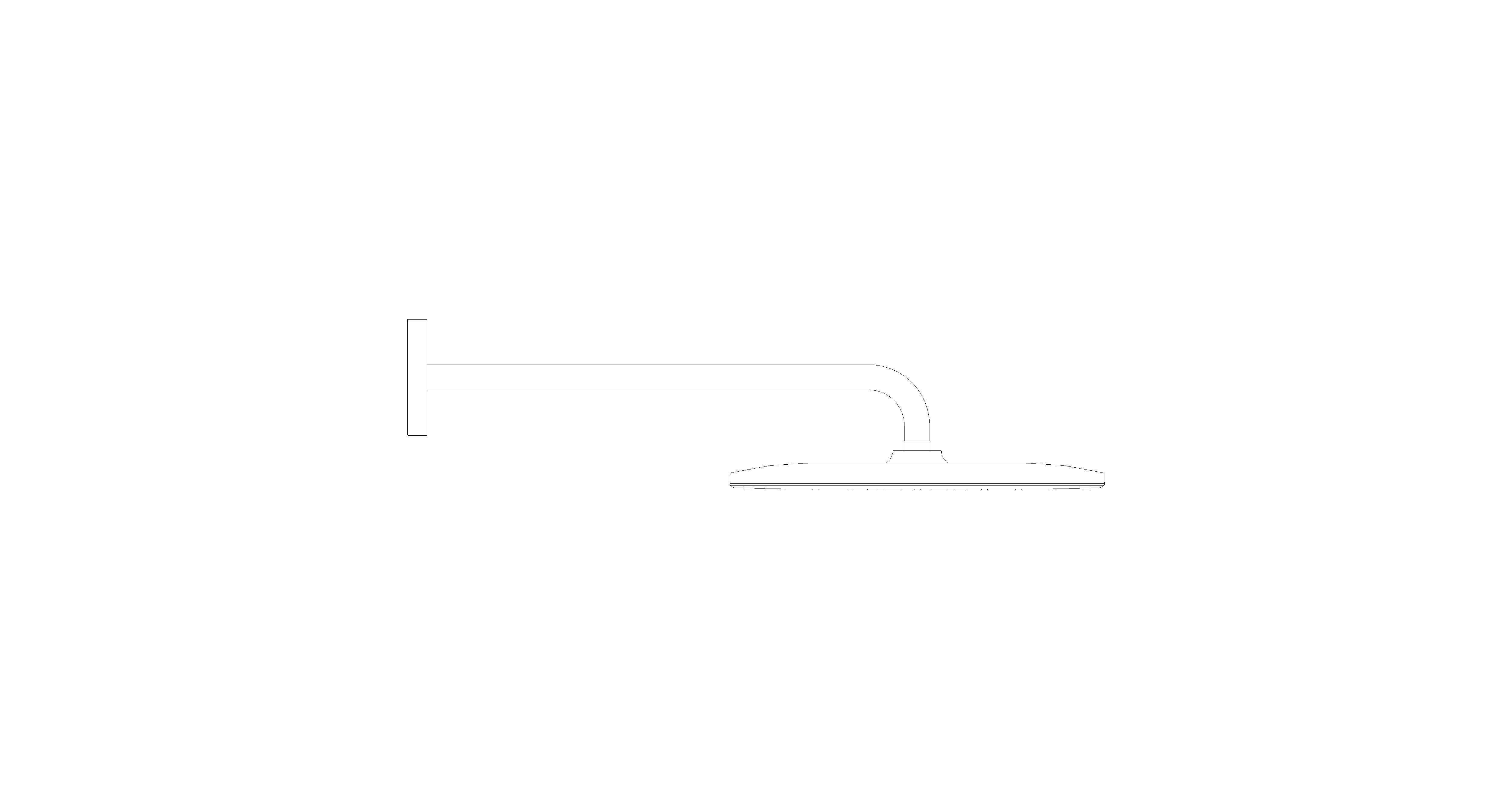 Product: RAINSHOWER Mono 310 Cube Head Shower Set 422 MM, 1 Spray (26564ALC)