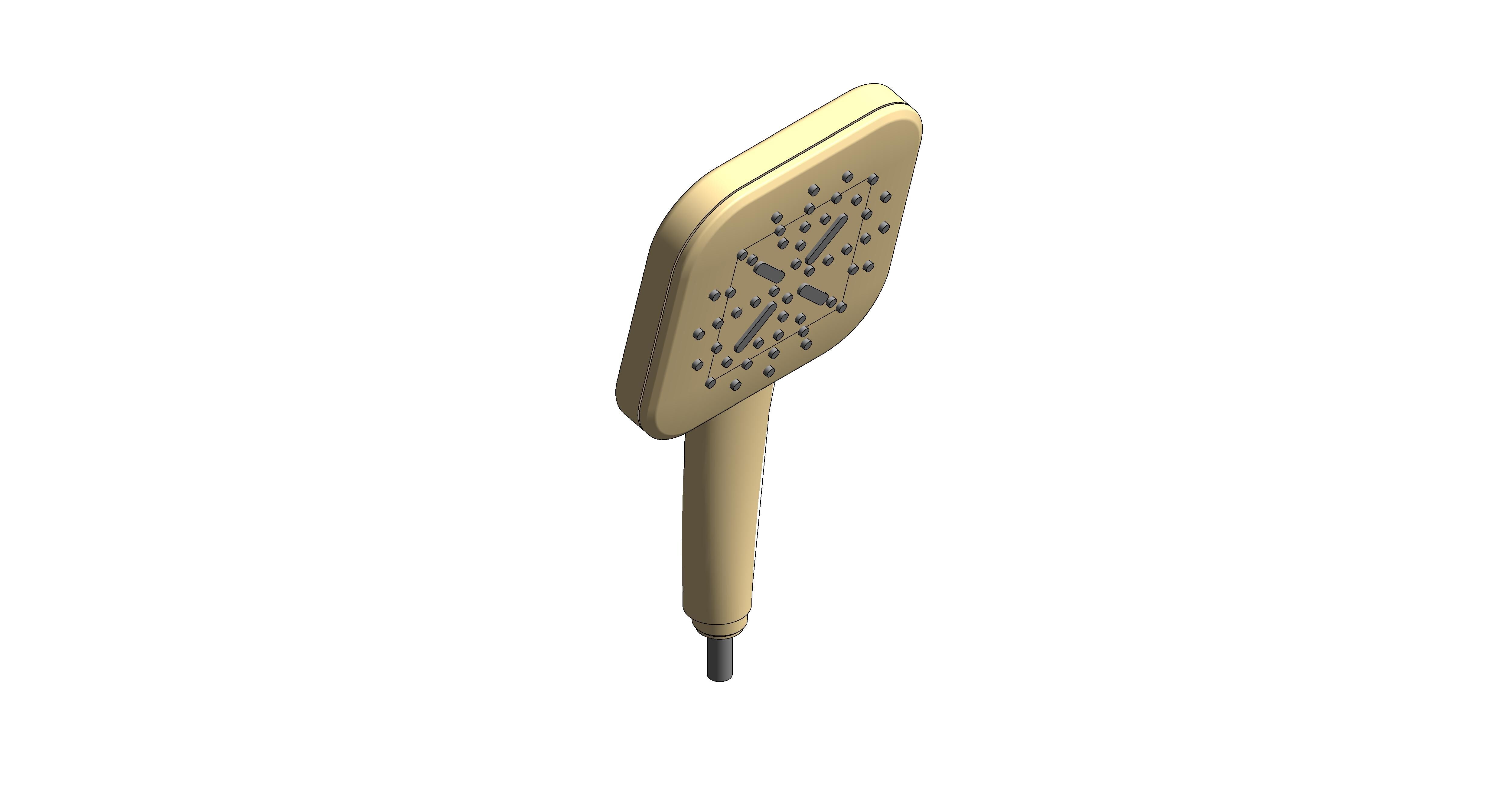 Product: RAINSHOWER SMARTACTIVE 130 Cube Hand Shower 3 Sprays (26582GLC)