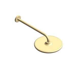 Product: TEMPESTA Head shower set 380 mm, 1 spray (26668GL0)