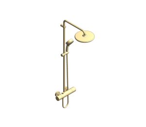 Product: TEMPESTA COSMOPOLITAN SYSTEM 250 Shower System With Thermostat For Wall Mounting (26670GL0)