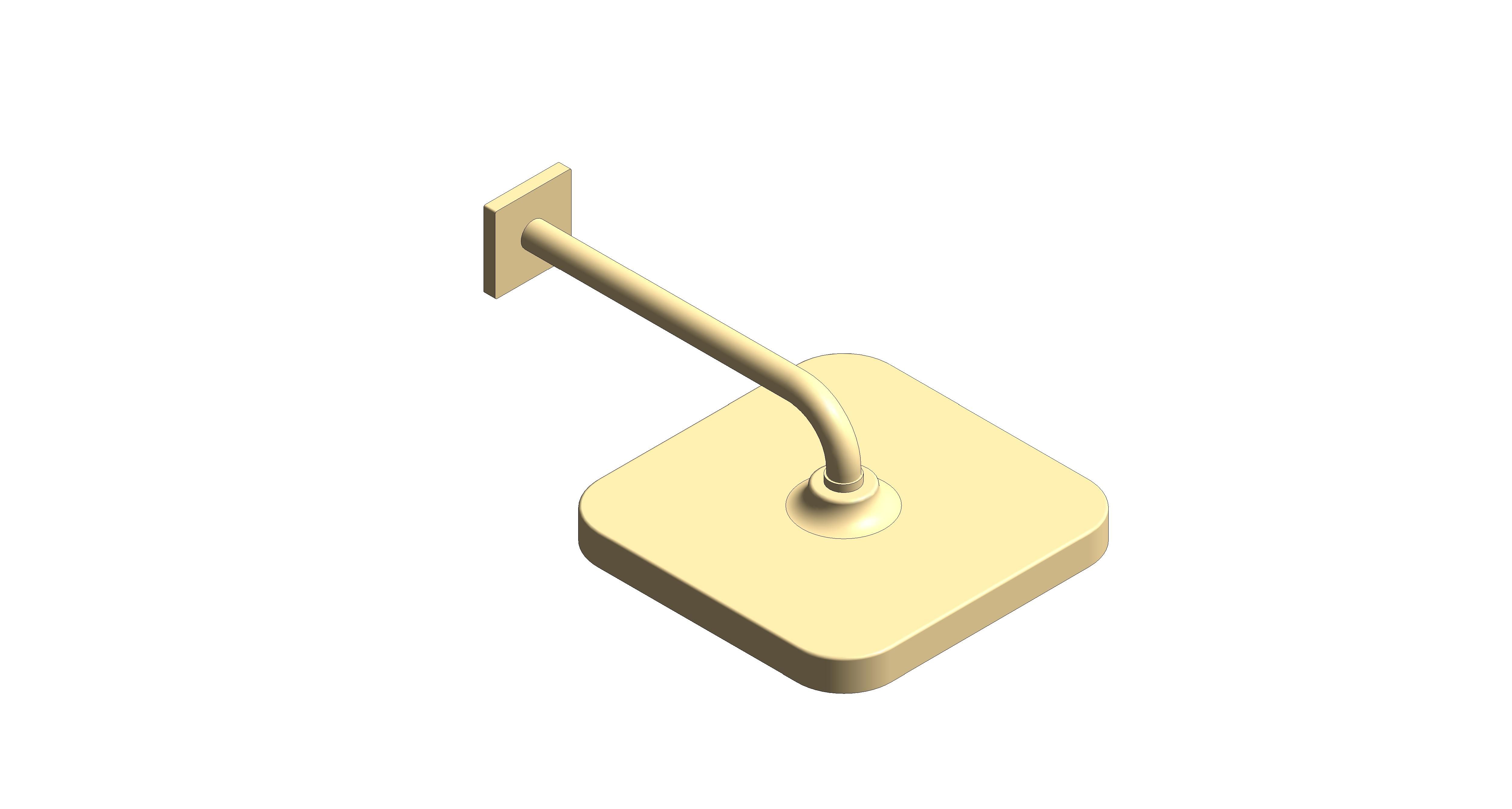 Product: TEMPESTA 250 Cube Head Shower Set 380 MM, 1 Spray (26687GL0)