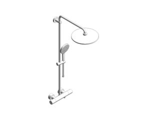 RAINSHOWER SMARTACTIVE 310 Shower system with wall thermostat (26836000)