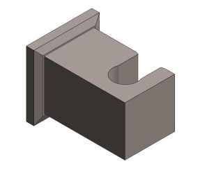 Product: ALLURE BRILLIANT Wall hand Shower holder (26847AL0)