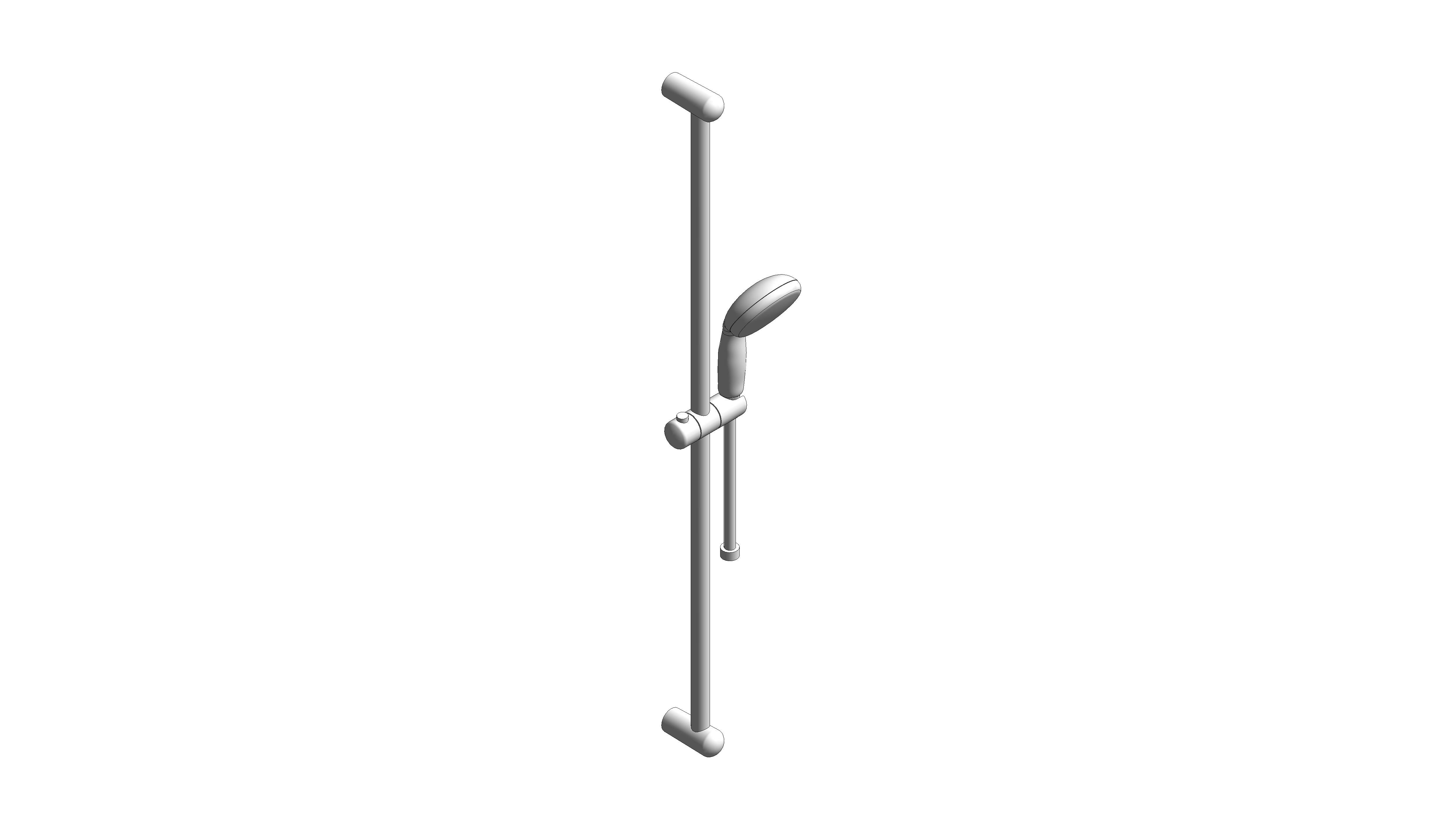 Product: TEMPESTA 100 Shower rail set 2 sprays (27646001)
