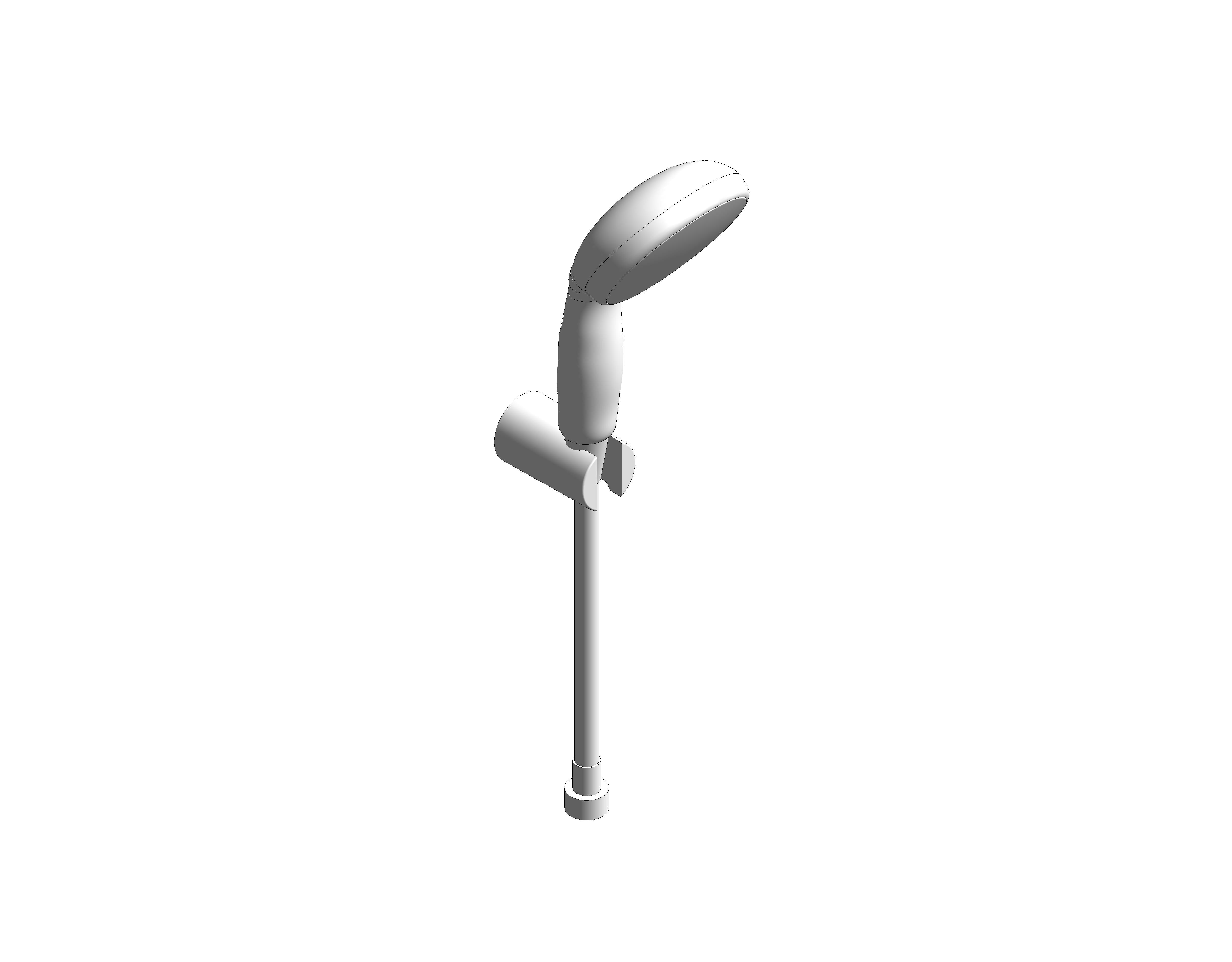 bimstore 3D image of the Grohe Tempesta 100 - Wall holder set 2 sprays - 2780310E