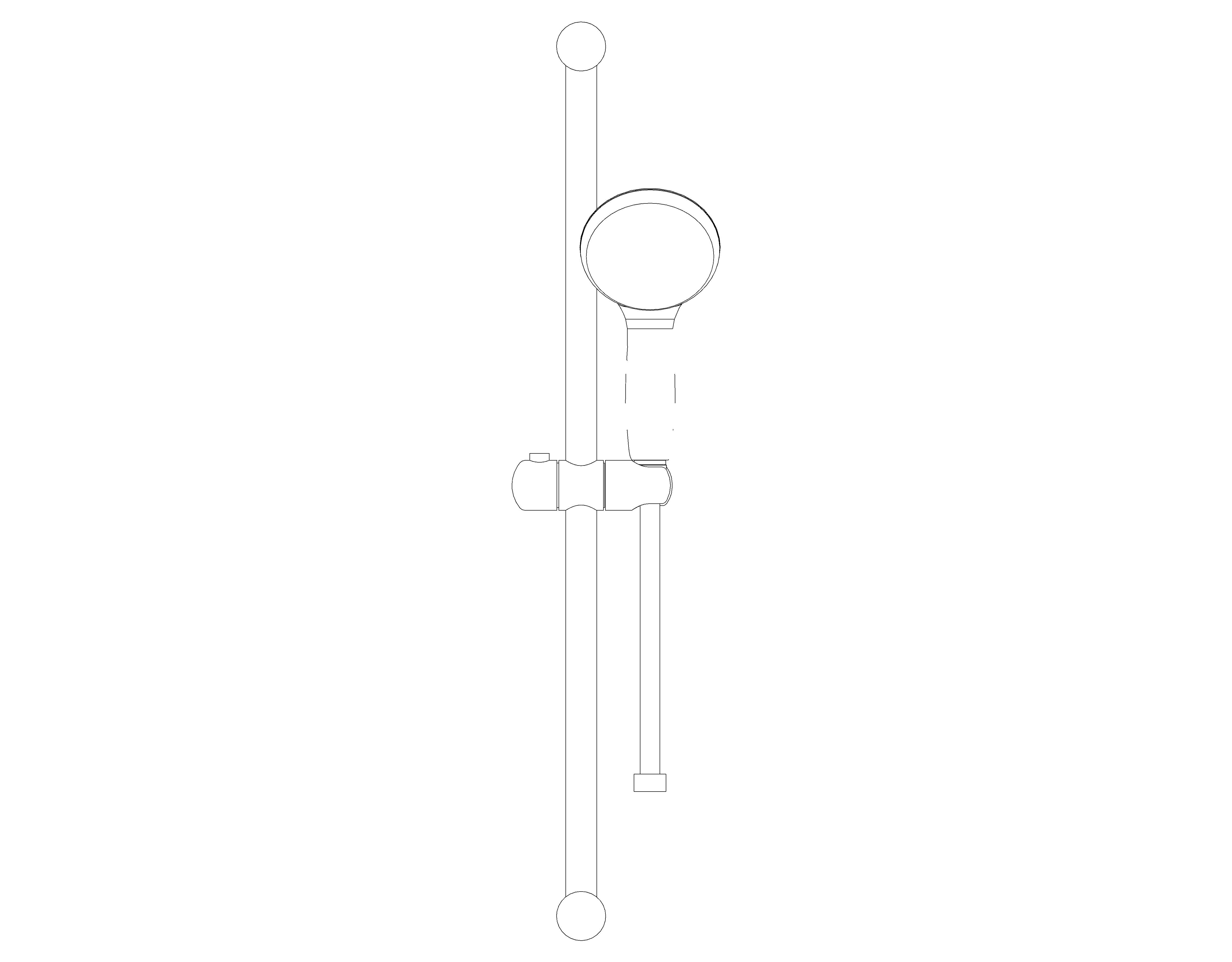 bimstore front image of the Grohe Tempesta 100 - Shower rail set 1 spray - 27924001