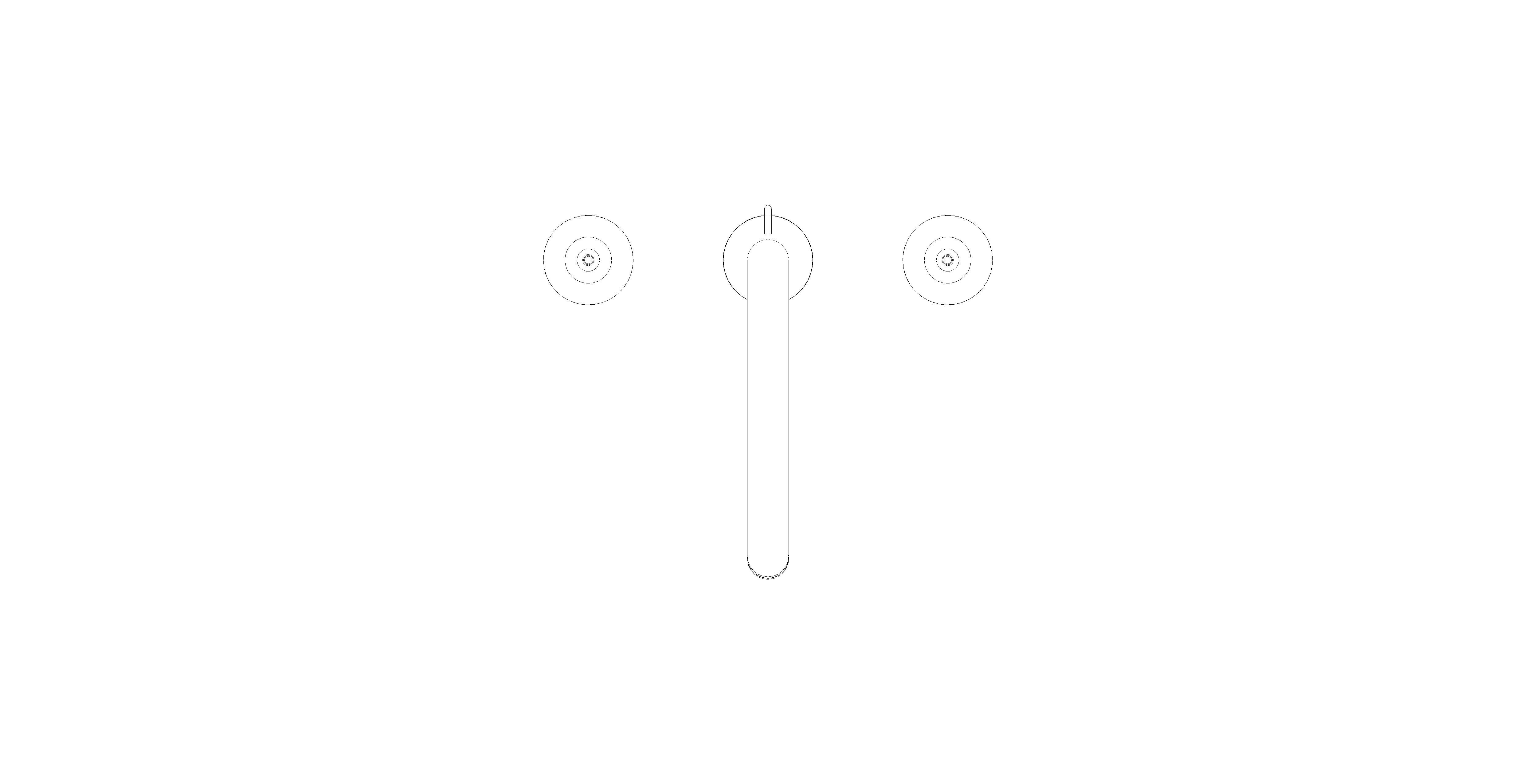 Product: ATRIO PRIVATE COLLECTION Three-Hole Basin Mixer 1/2" L-Size (20593KF0)