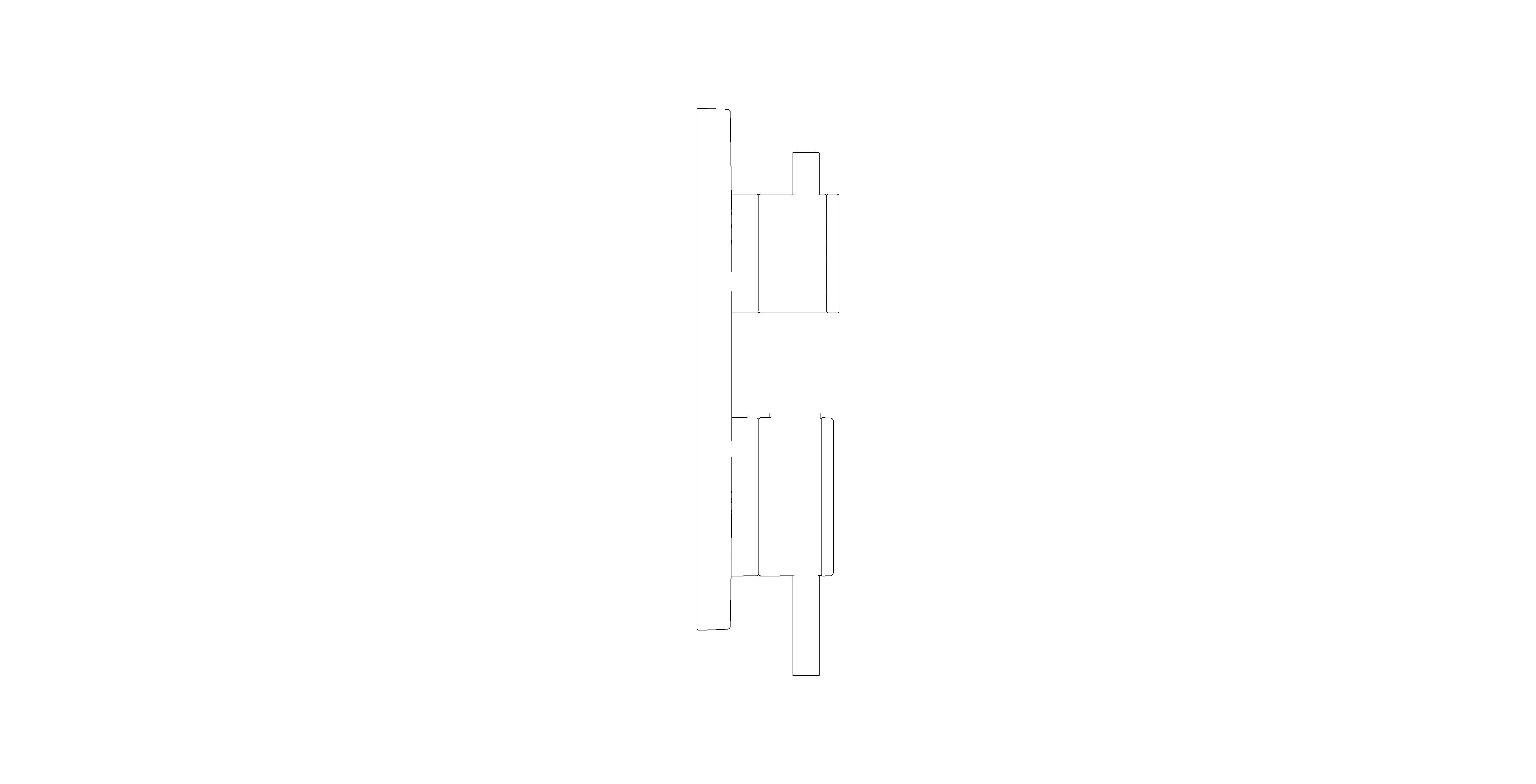 Product: Thermostatic Shower Mixer For 2 Outlets With Integrated Shut Off/Diverter Valve (24358KF0)