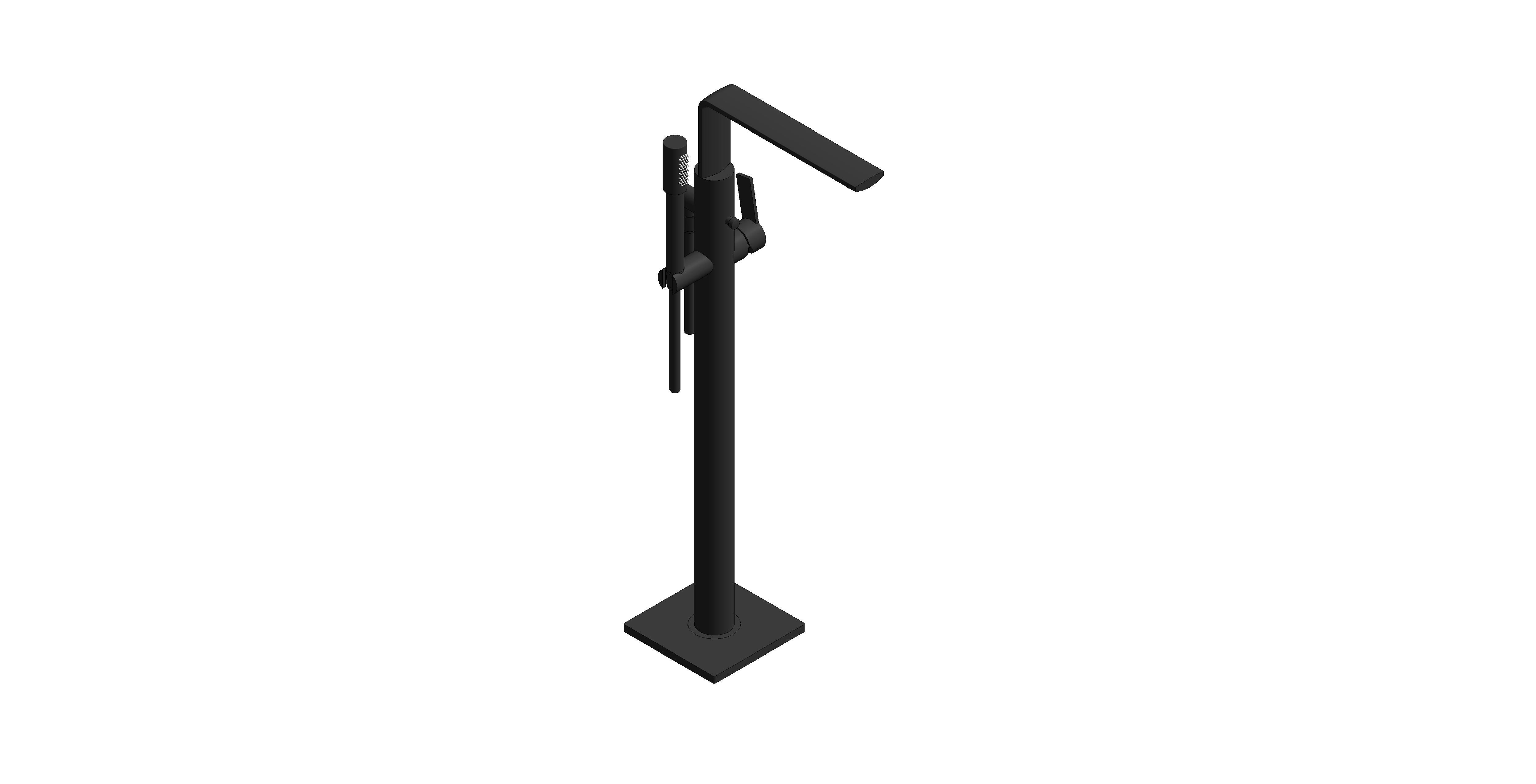 Product: ALLURE Single-Lever Bath Mixer 1/2" Floor Mounted (25222KF1)