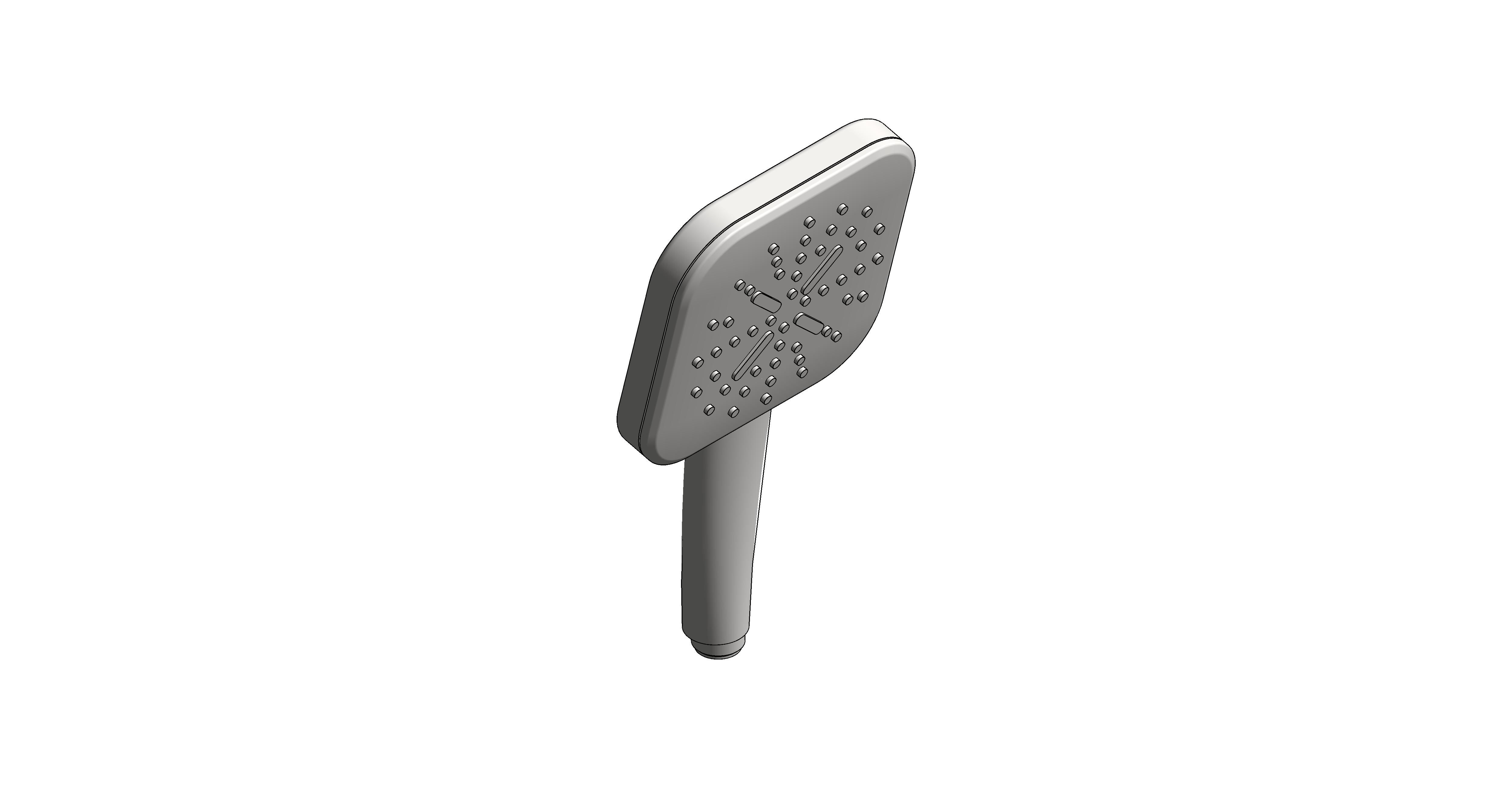 Product: RAINSHOWER SMARTACTIVE 130 CUBE Hand Shower 3 Sprays (26550000)