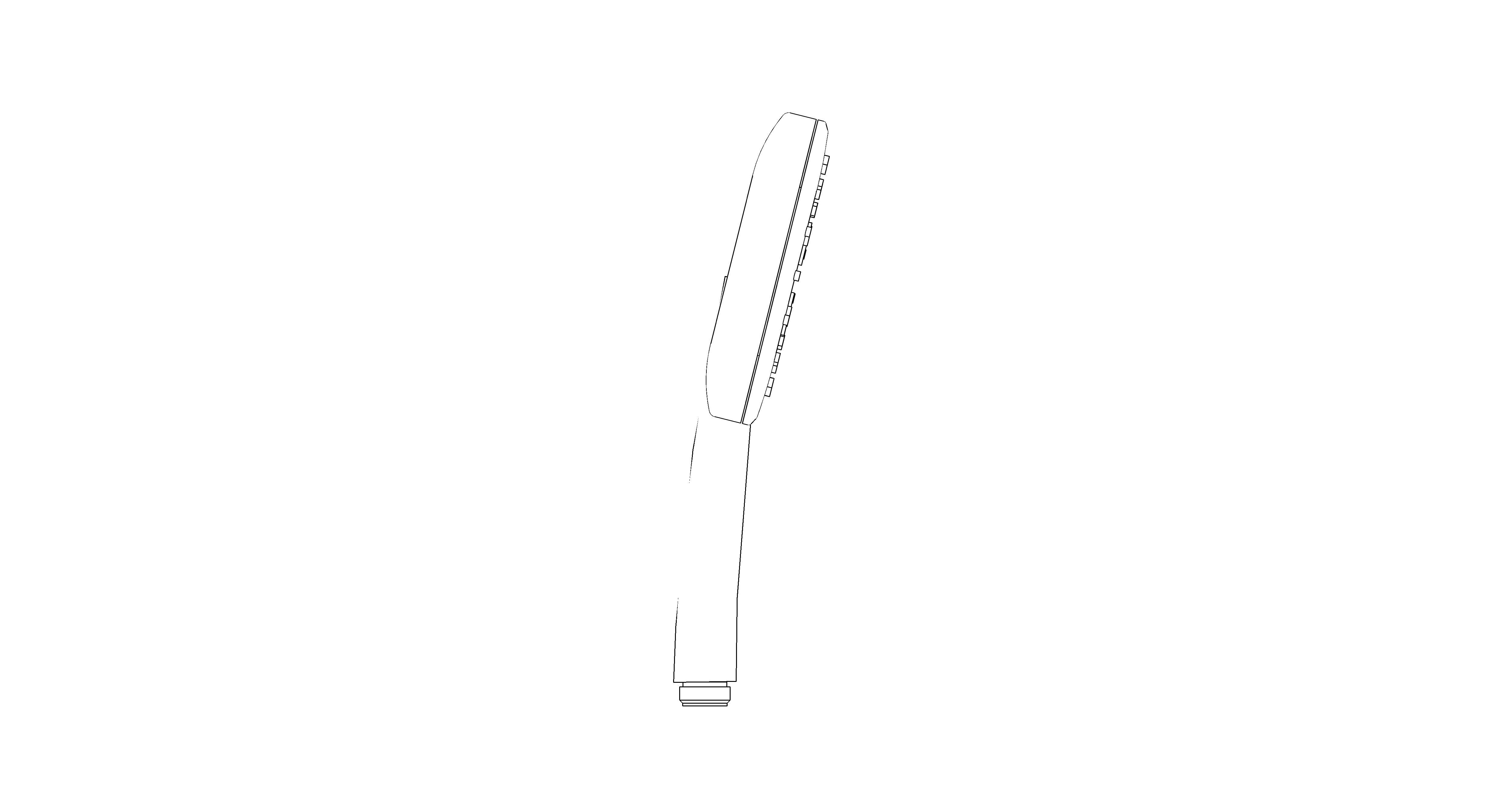 Product: RAINSHOWER SMARTACTIVE 130 CUBE Hand Shower 3 Sprays (26550000)