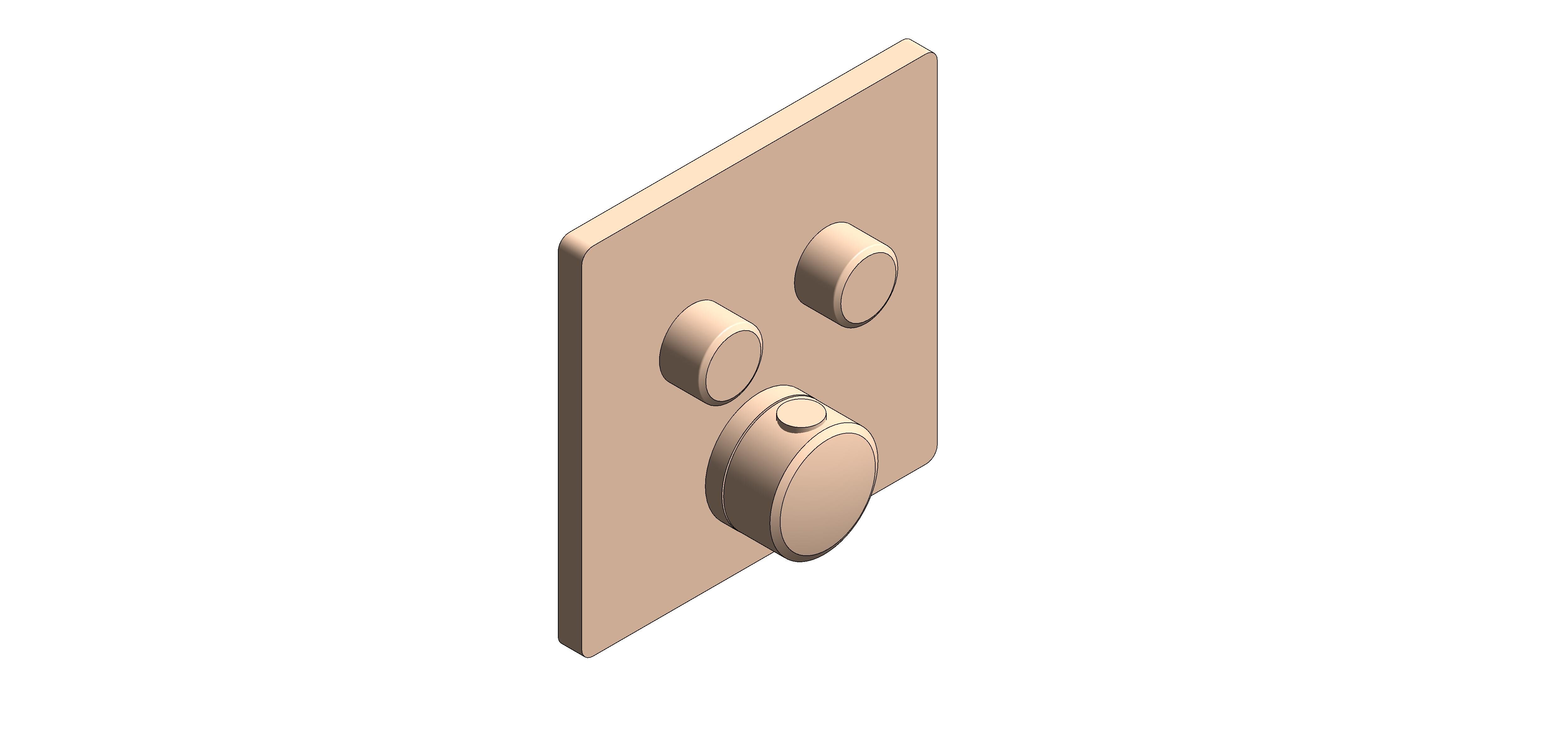 Product: GROHTHERM SmartControl Thermostat for concealed installation with 2 valves (29124DA0)