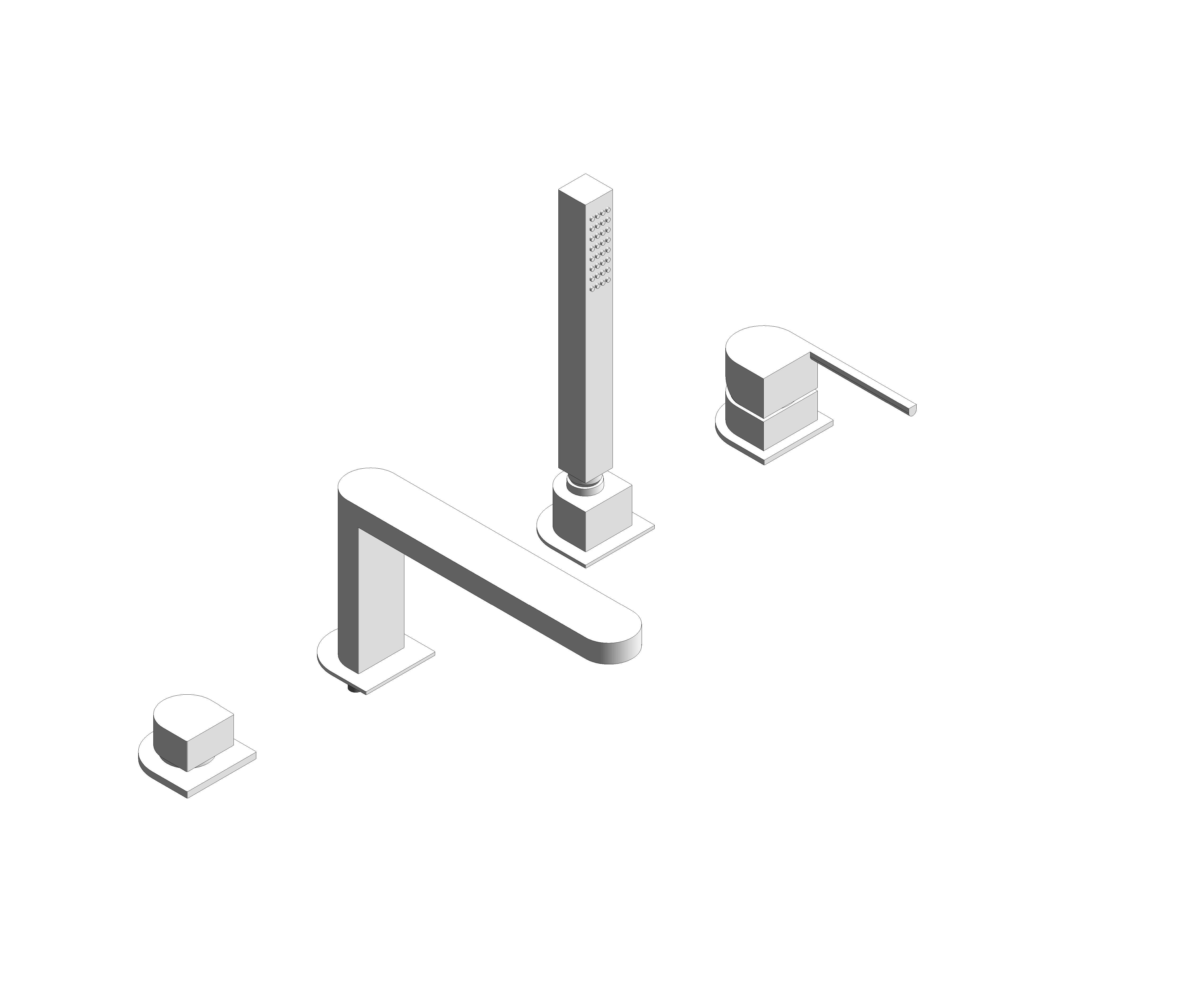 Product: Plus Four-Hole Single-Lever Bath Combination - 29307003