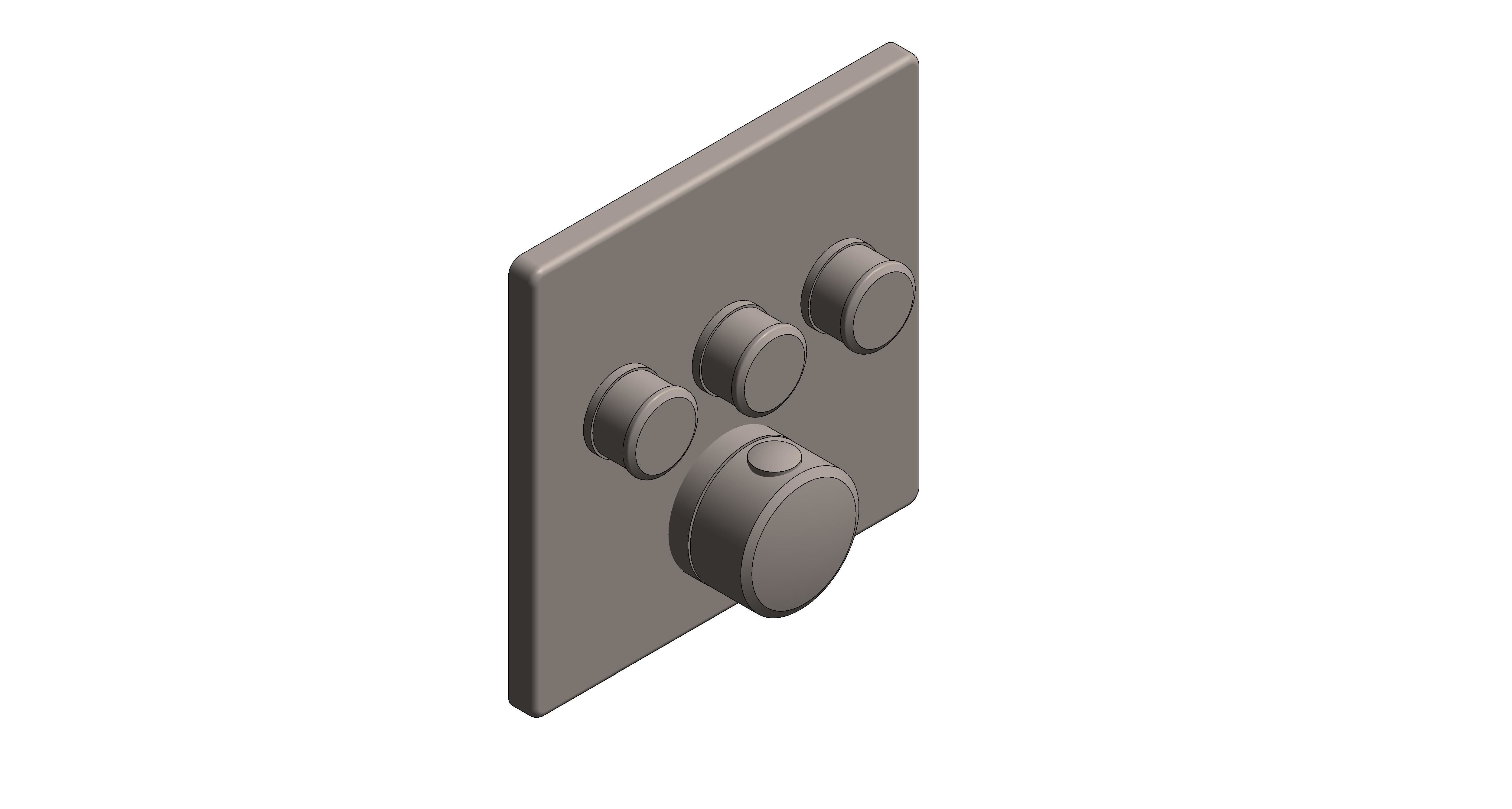 Product: GROHTHERM SMARTCONTROL Thermostat For Concealed Installation With 3 Valves (29126ALC)