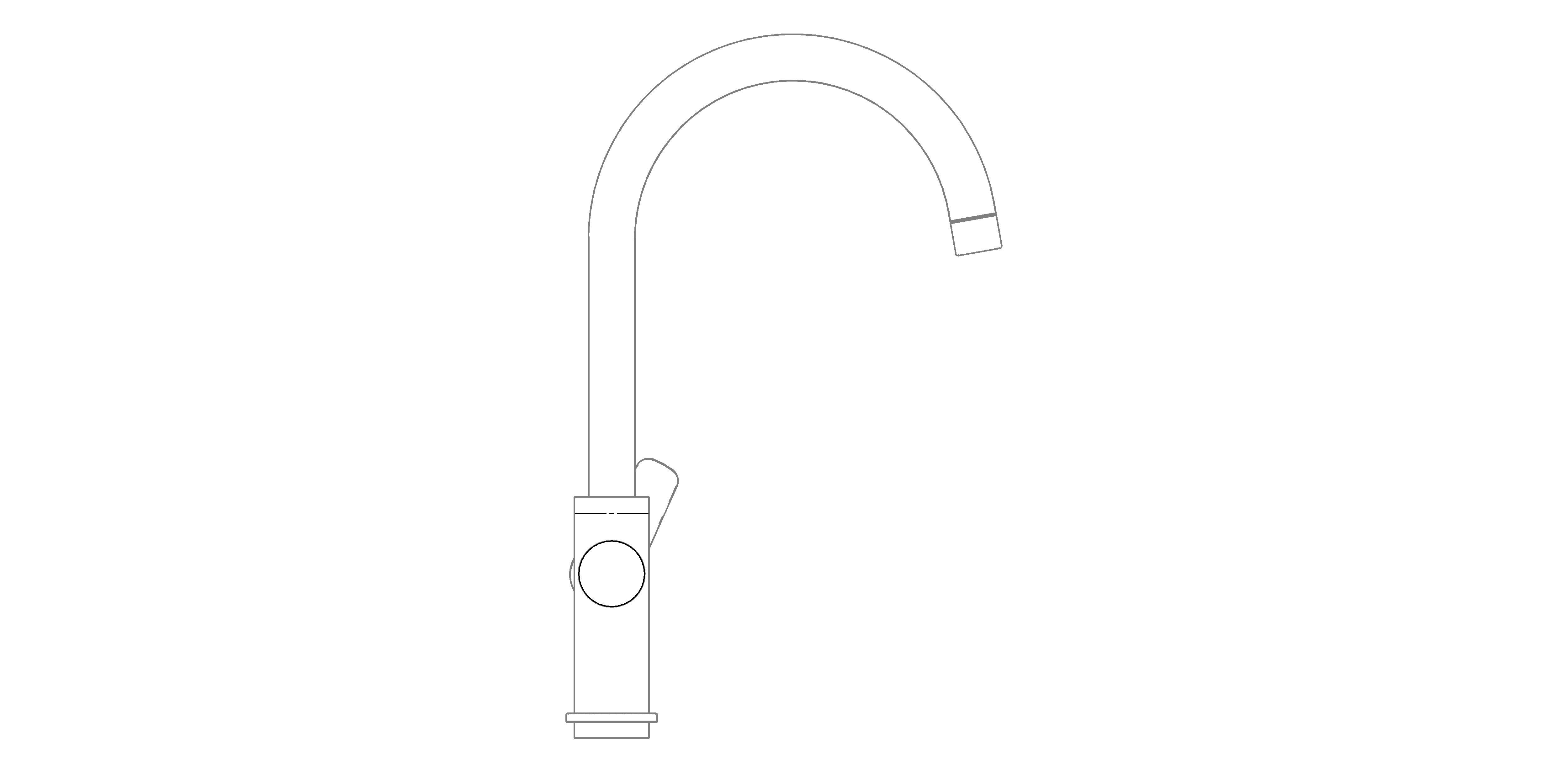 Product: Grohe Blue Pure Baucurve Single Lever Mixer - 30581000