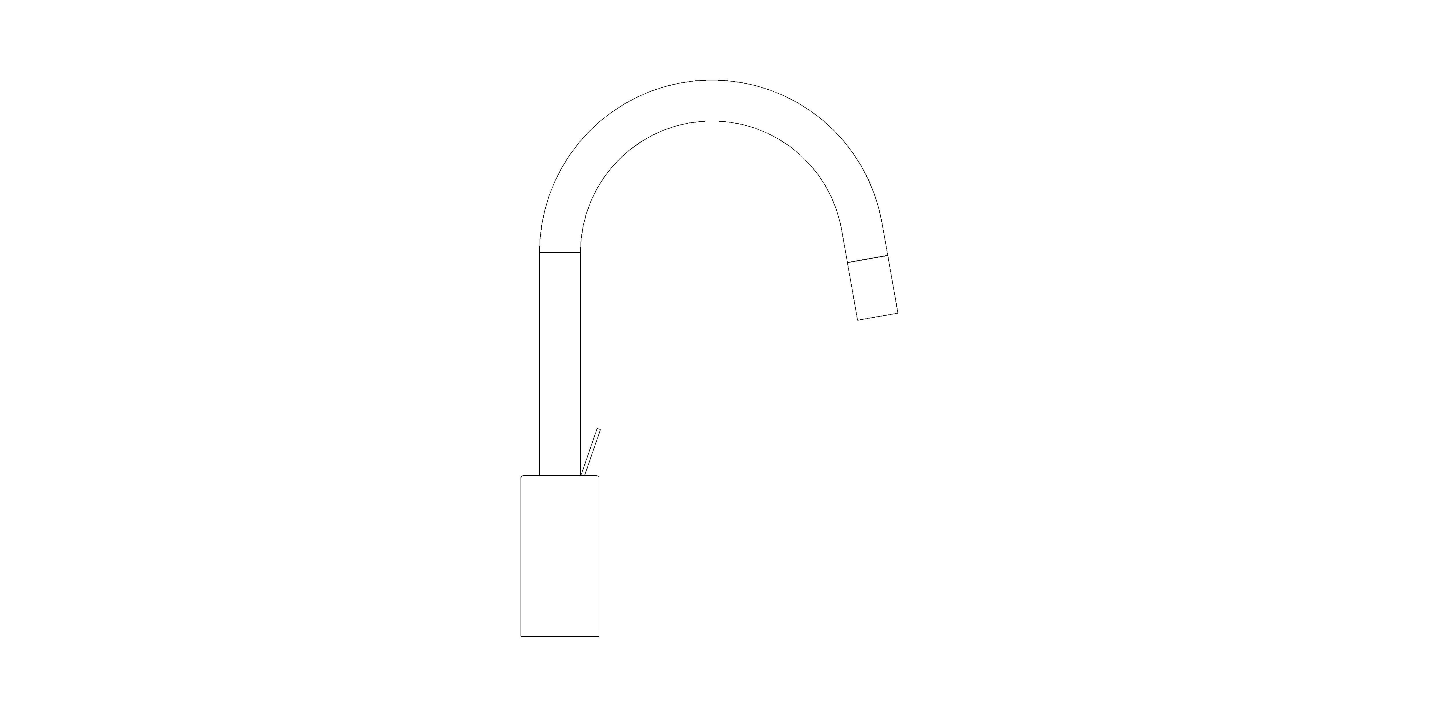 Product: VIA COSMO Sink C-Spout Dual Spray (30612000)