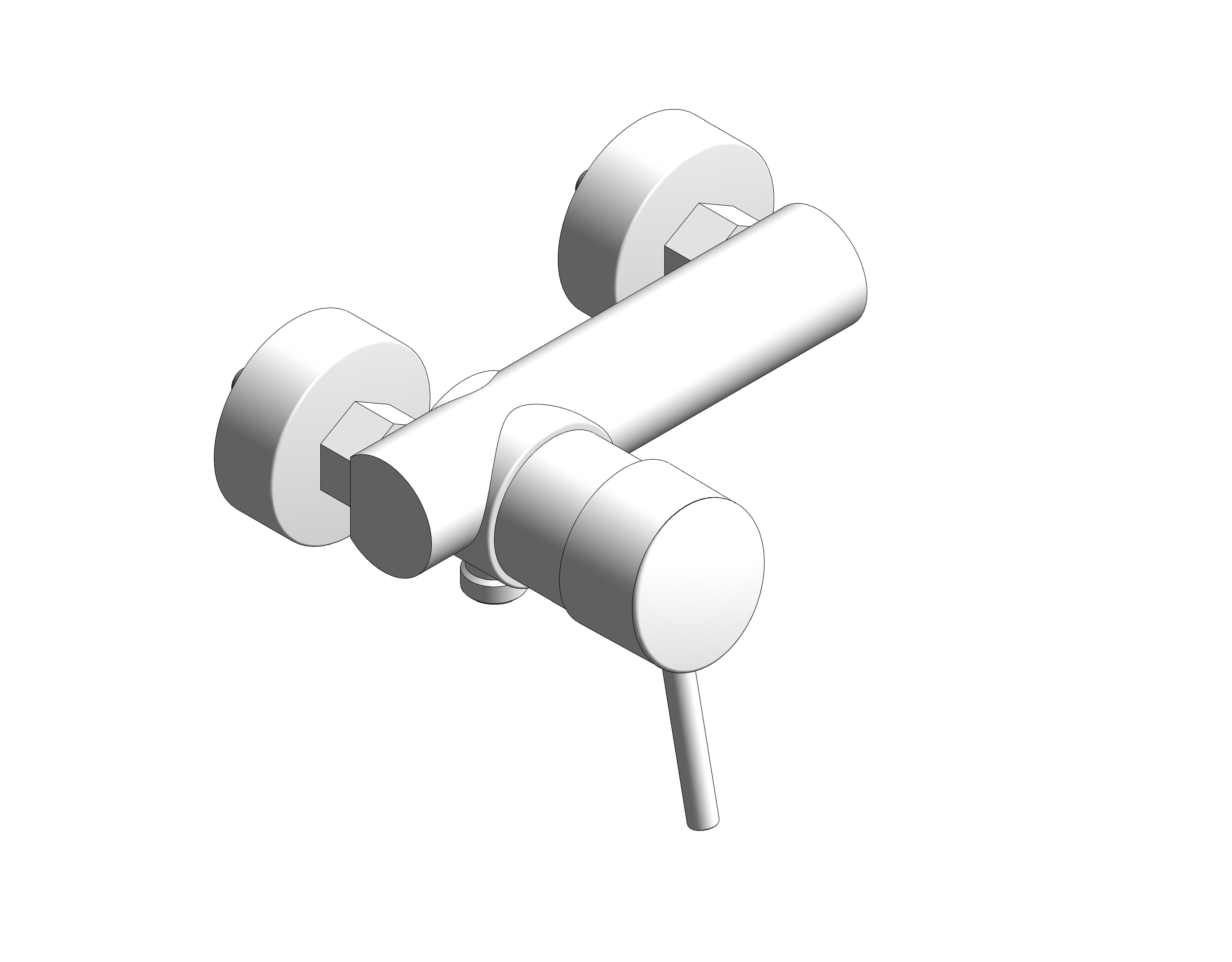 bimstore 3D image of the Grohe Concetto - Single-lever shower mixer 1/2″ - 32210001