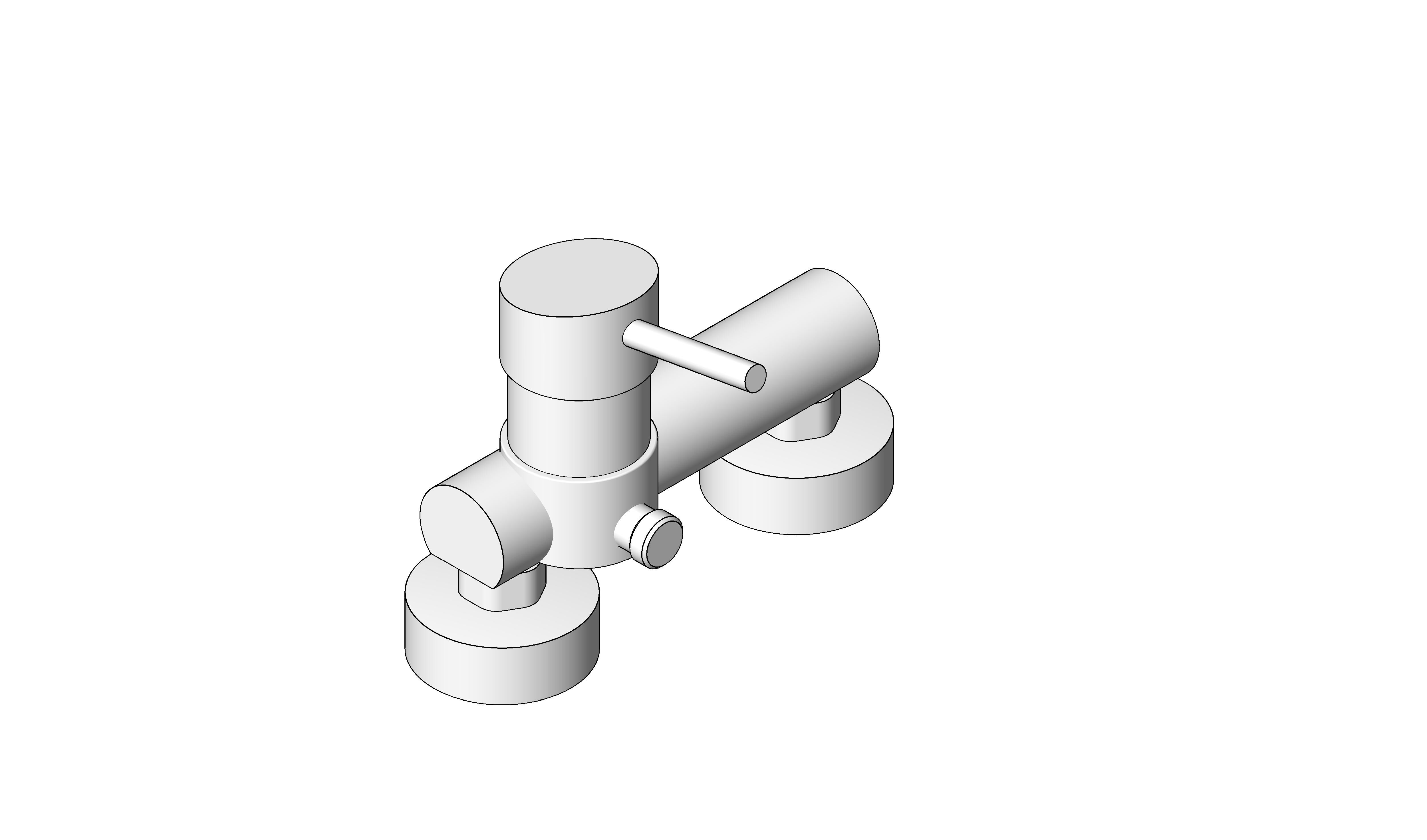 Revit, Bim, Store, Components, MEP, Object, Grohe, Plumbing, Fixtures, 14, METRIC, Concetto, Single, Lever, Shower, Mixer, 32699001