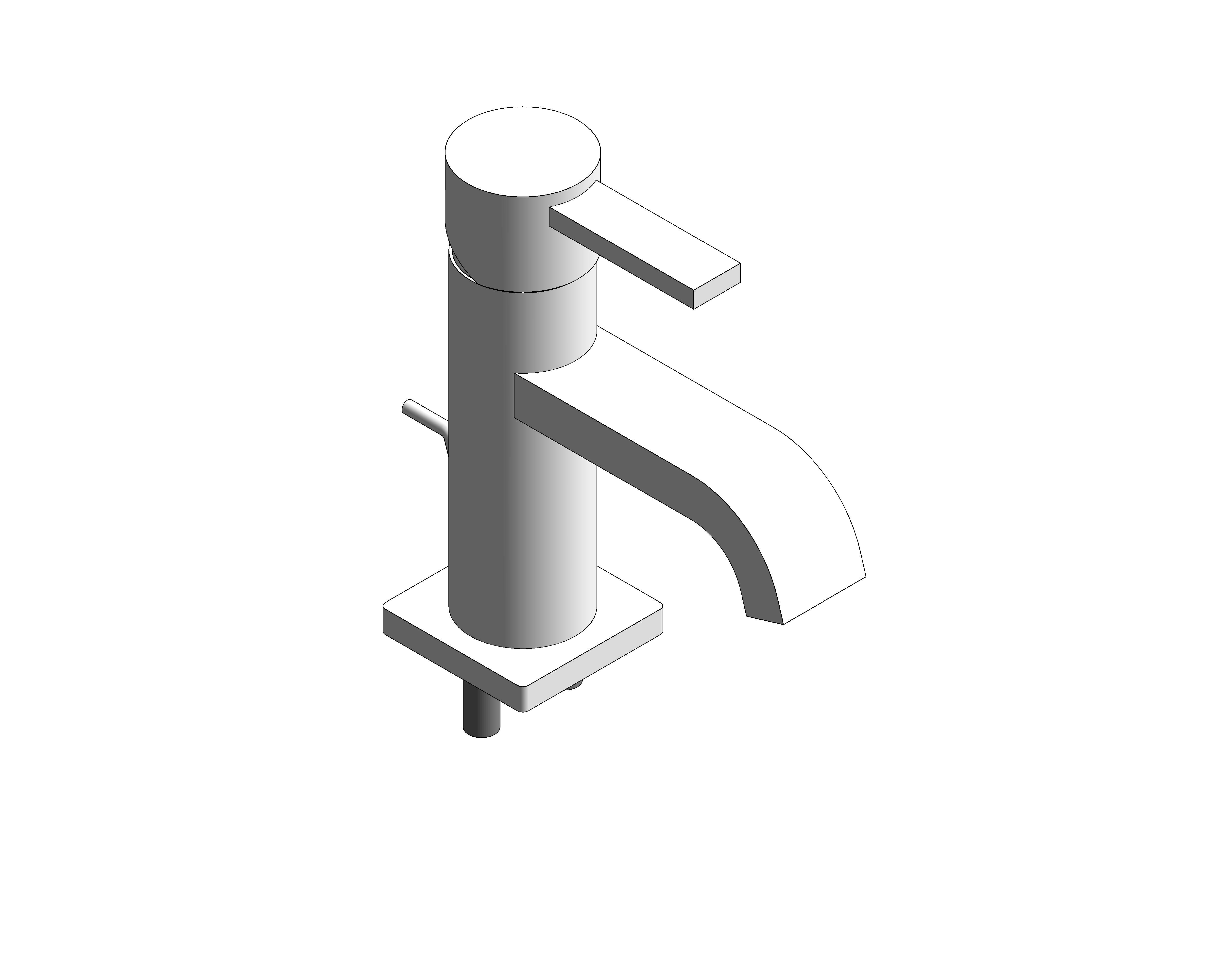 bimstore 3D image of the Grohe Allure - Basin mixer 1/2″ M-Size - 32757000
