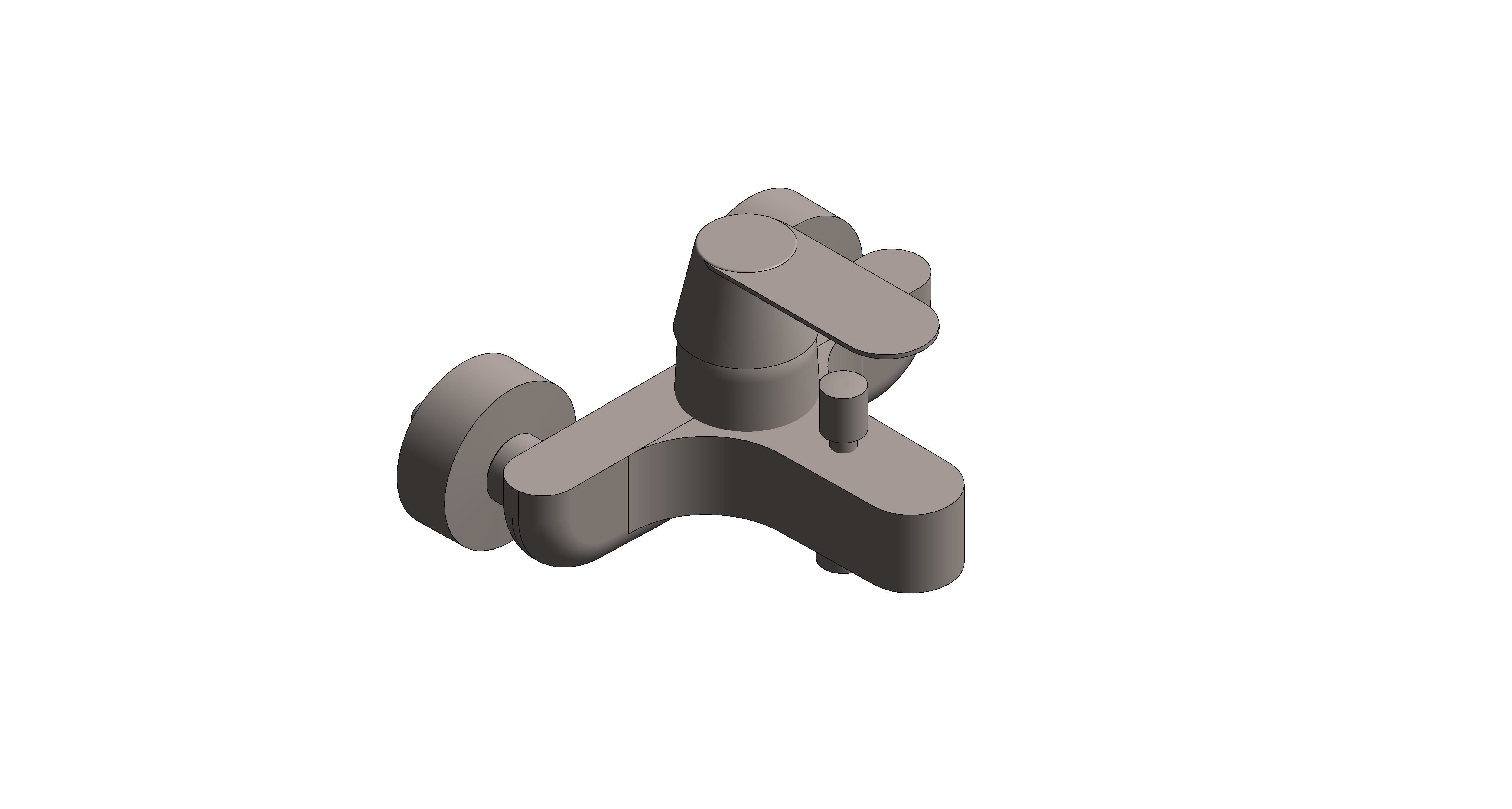 Product: EUROSMART COSMOPOLITAN Single-Lever Bath/Shower Mixer (32831AL0)