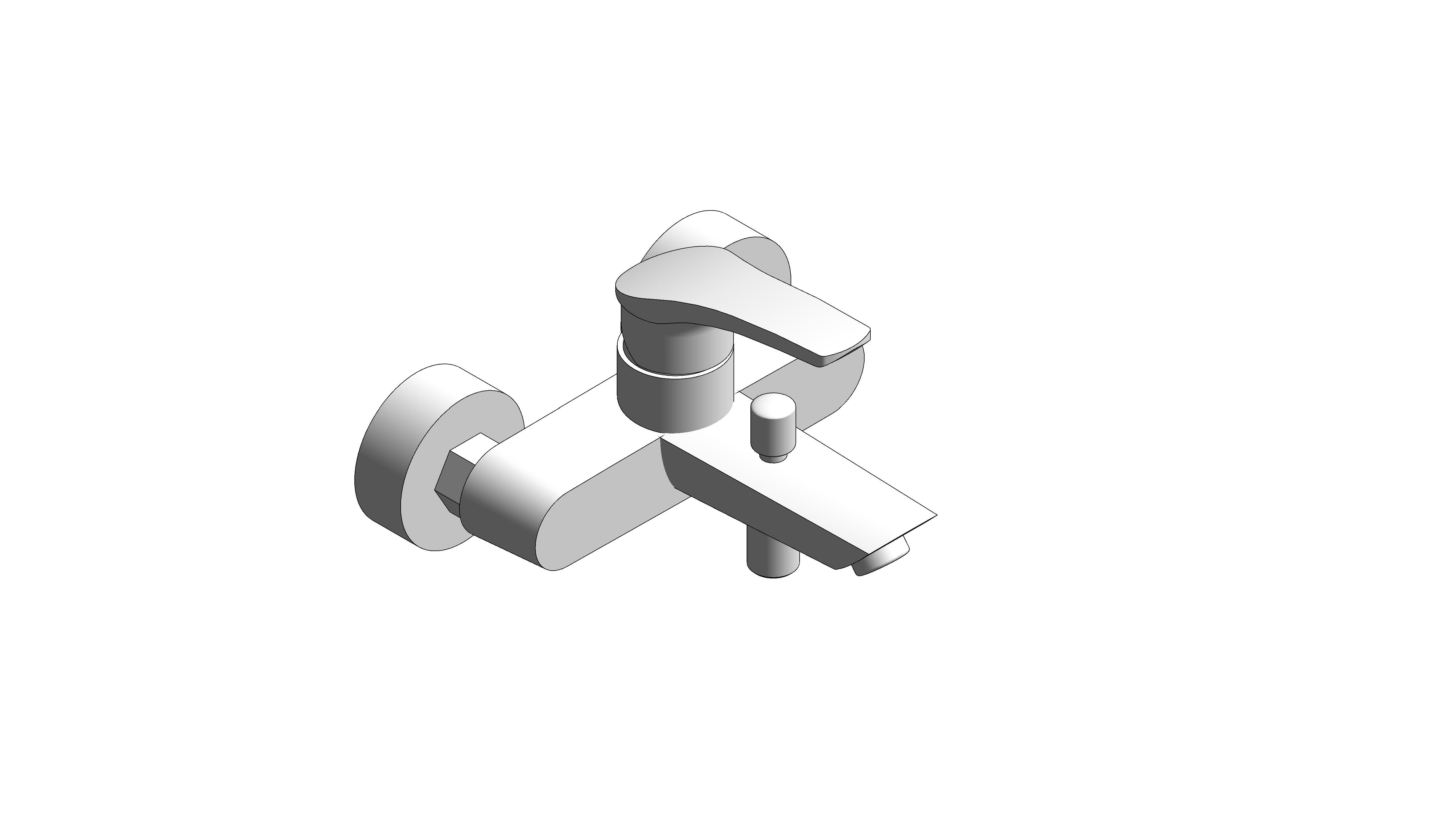 Product: Eurosmart - Single-Lever Bath Mixer 1/2″ - 3330030F