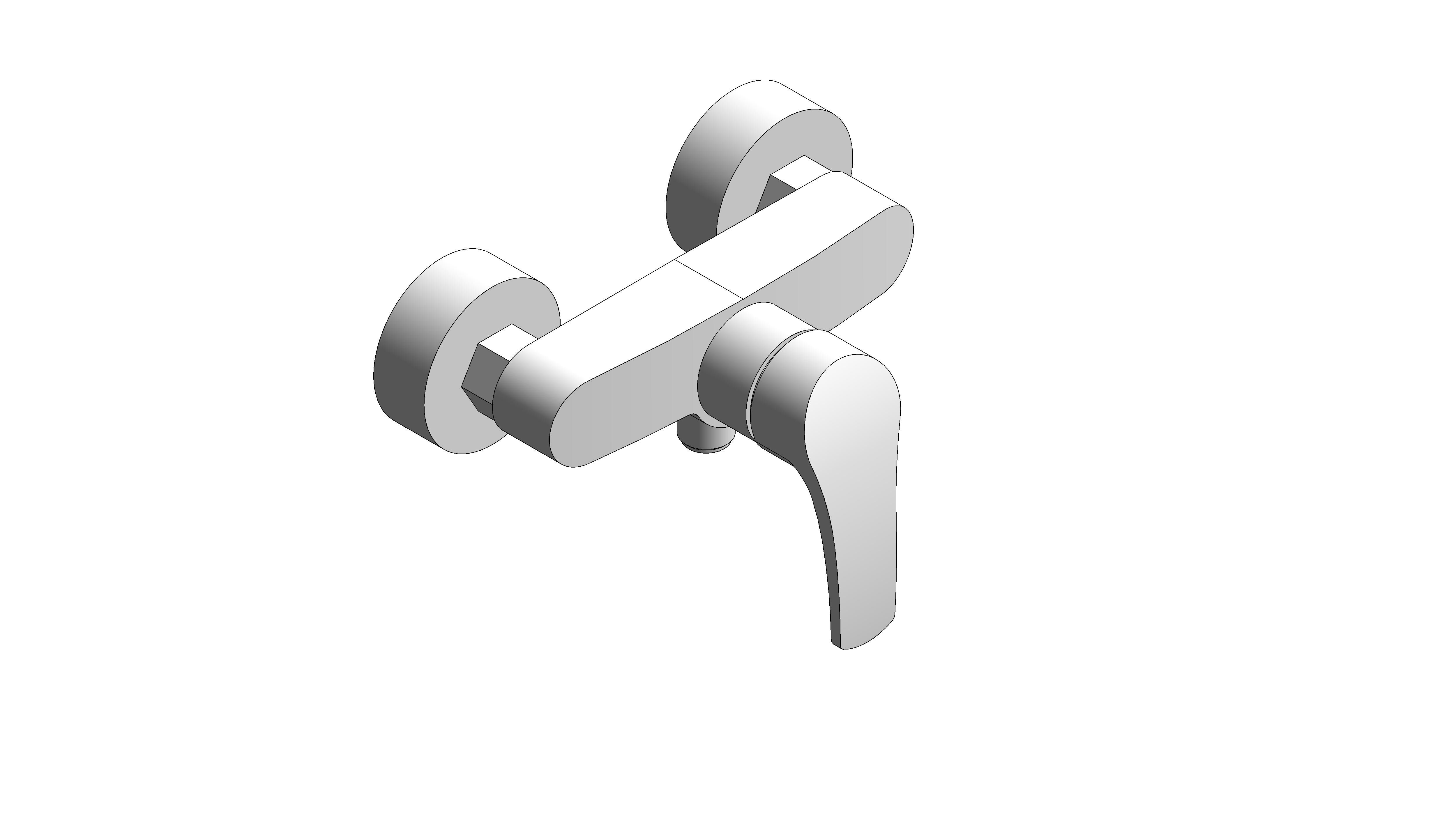 Product: EUROSMART Single-lever shower mixer 1/2″ (33555003)