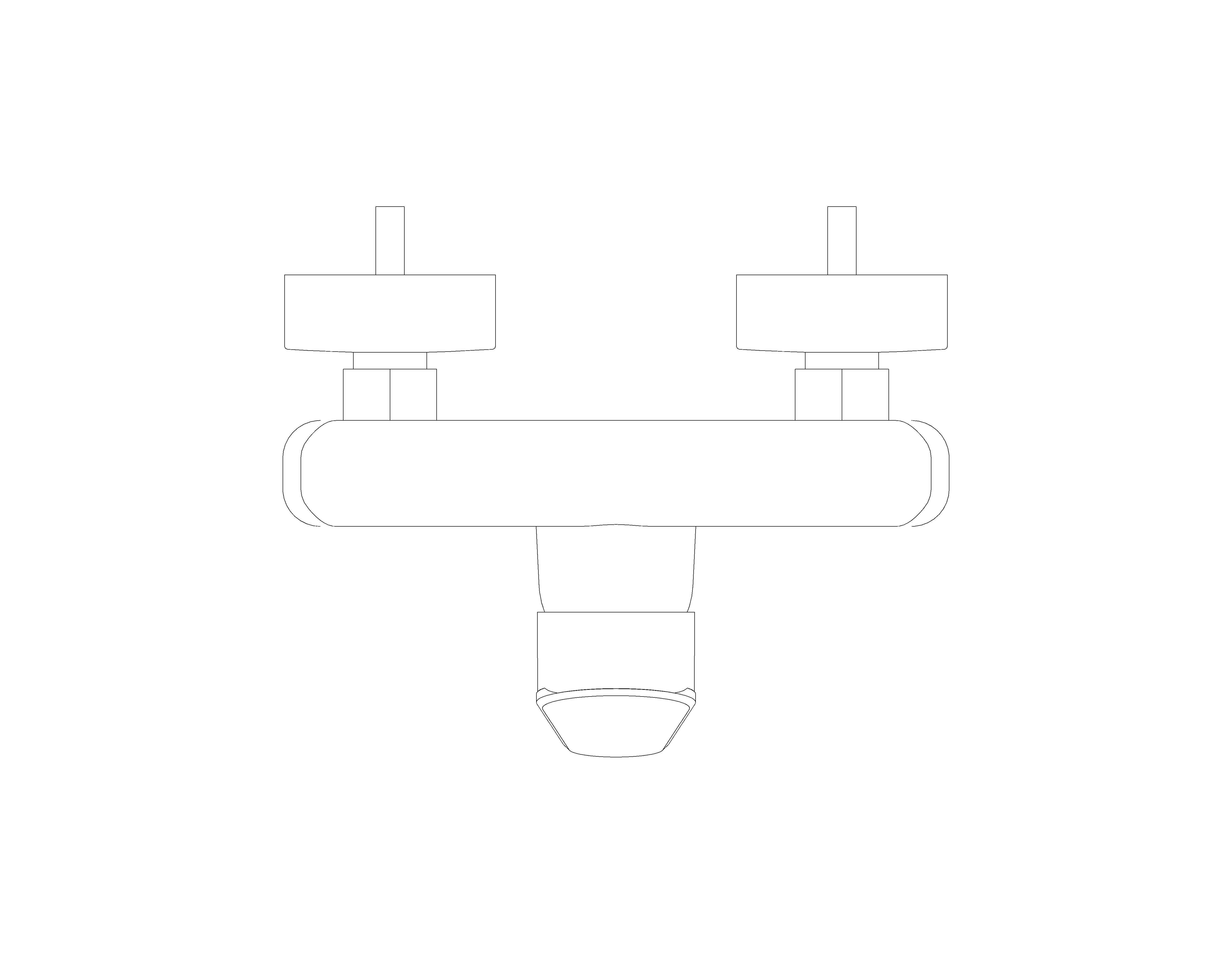 bimstore plan image of the Grohe Eurodisc Cosmopolitan - Single-lever shower mixer 1/2″ - 33569002