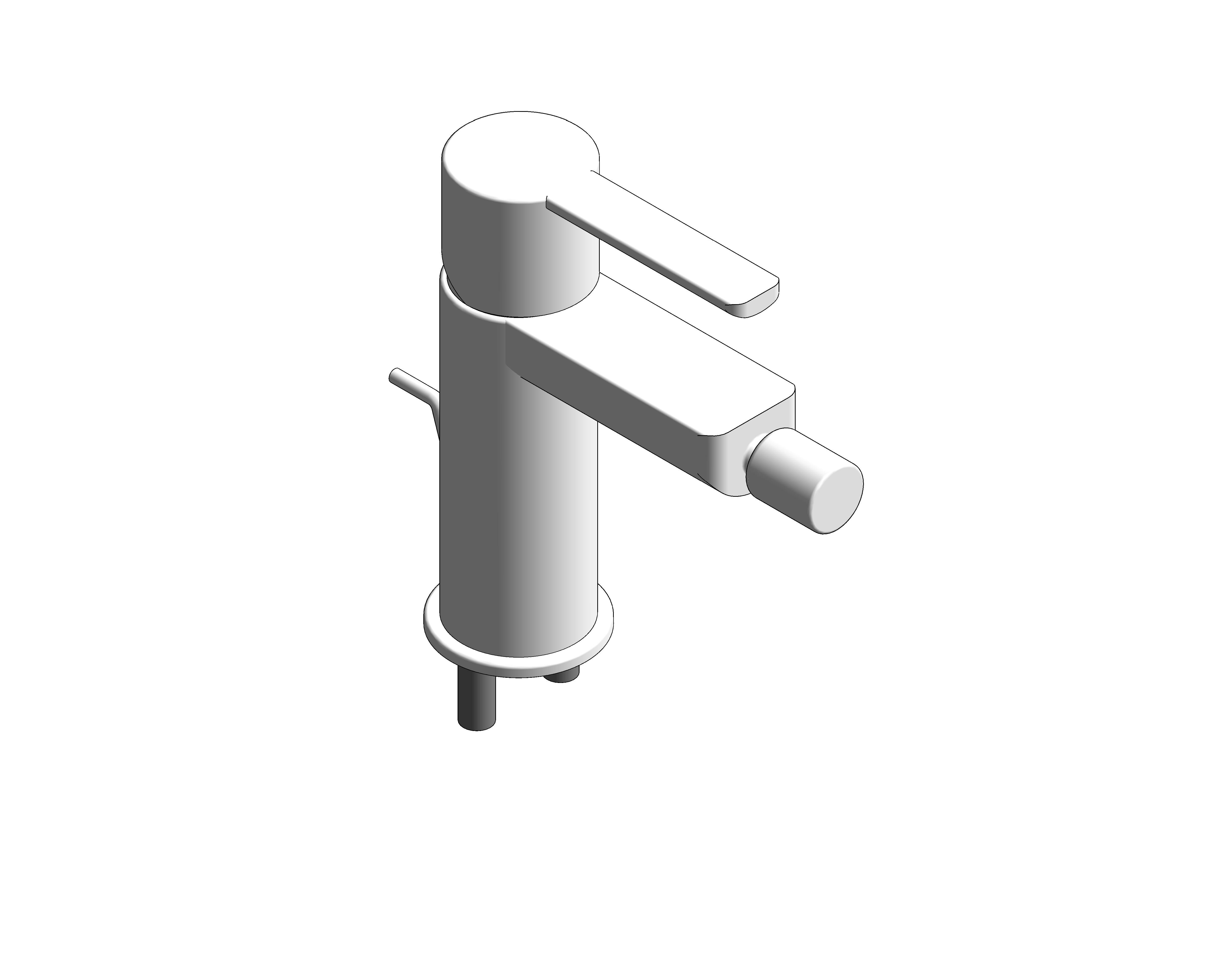 bimstore 3D image of the Grohe Lineare - Bidet mixer 1/2″ S-Size - 33848001