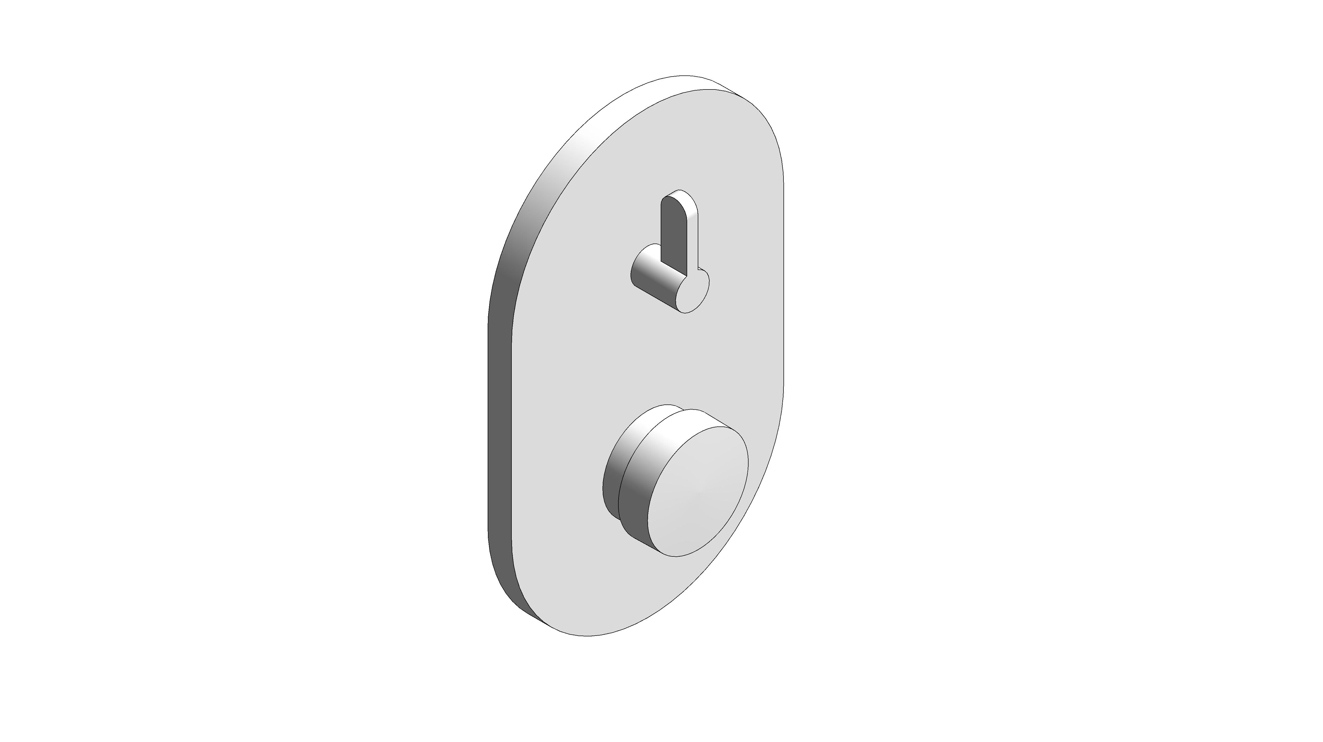 Product: EUROSMART COSMOPOLITAN T Self-closing shower mixer 1/2″ with mixing device and adjustable temperature limiter (36321000)