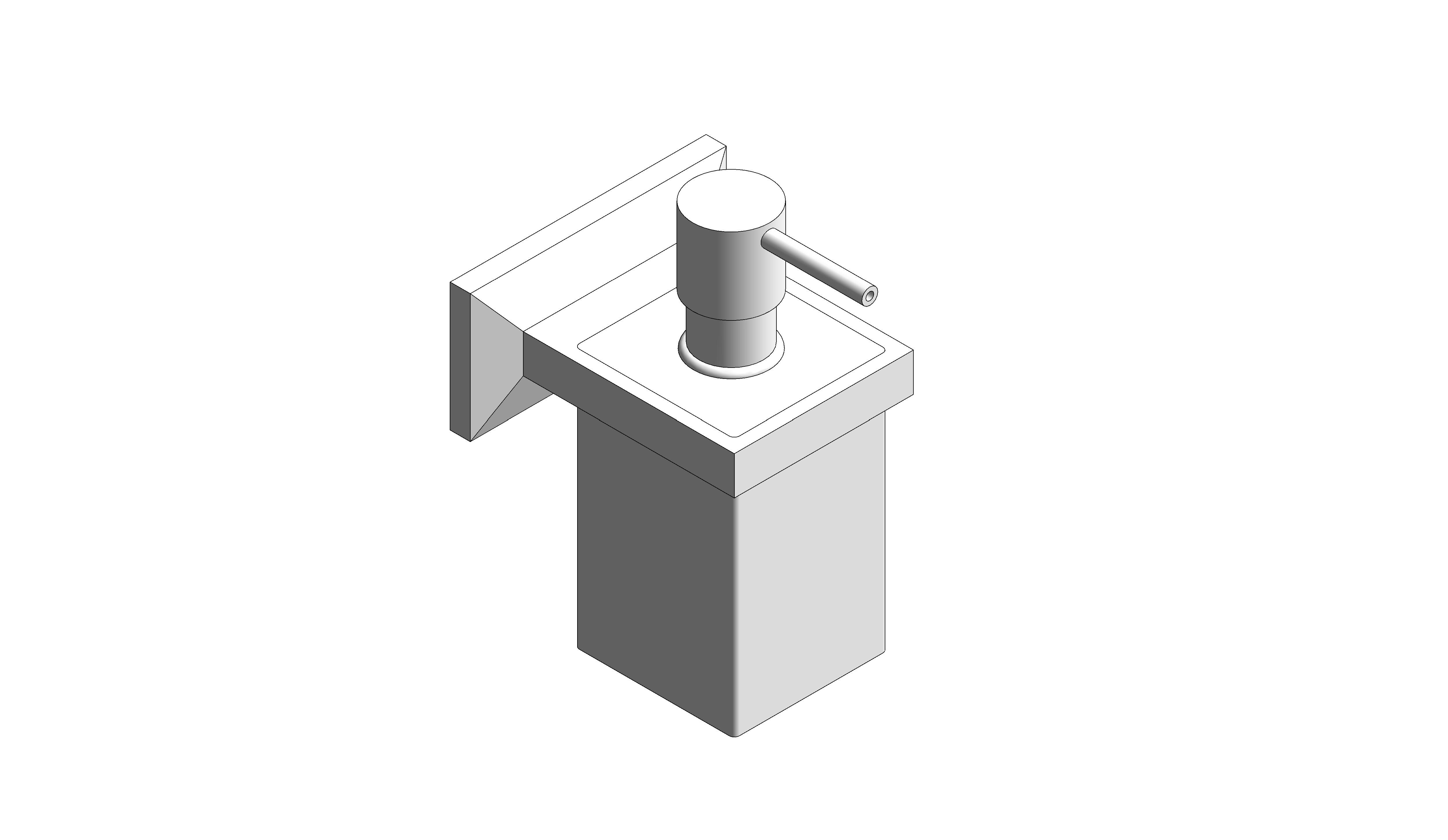 Product: ALLURE BRILLIANT Holder with soap dispenser (40894000)