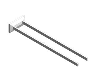 Product: ALLURE BRILLIANT Towel bar (40895000)