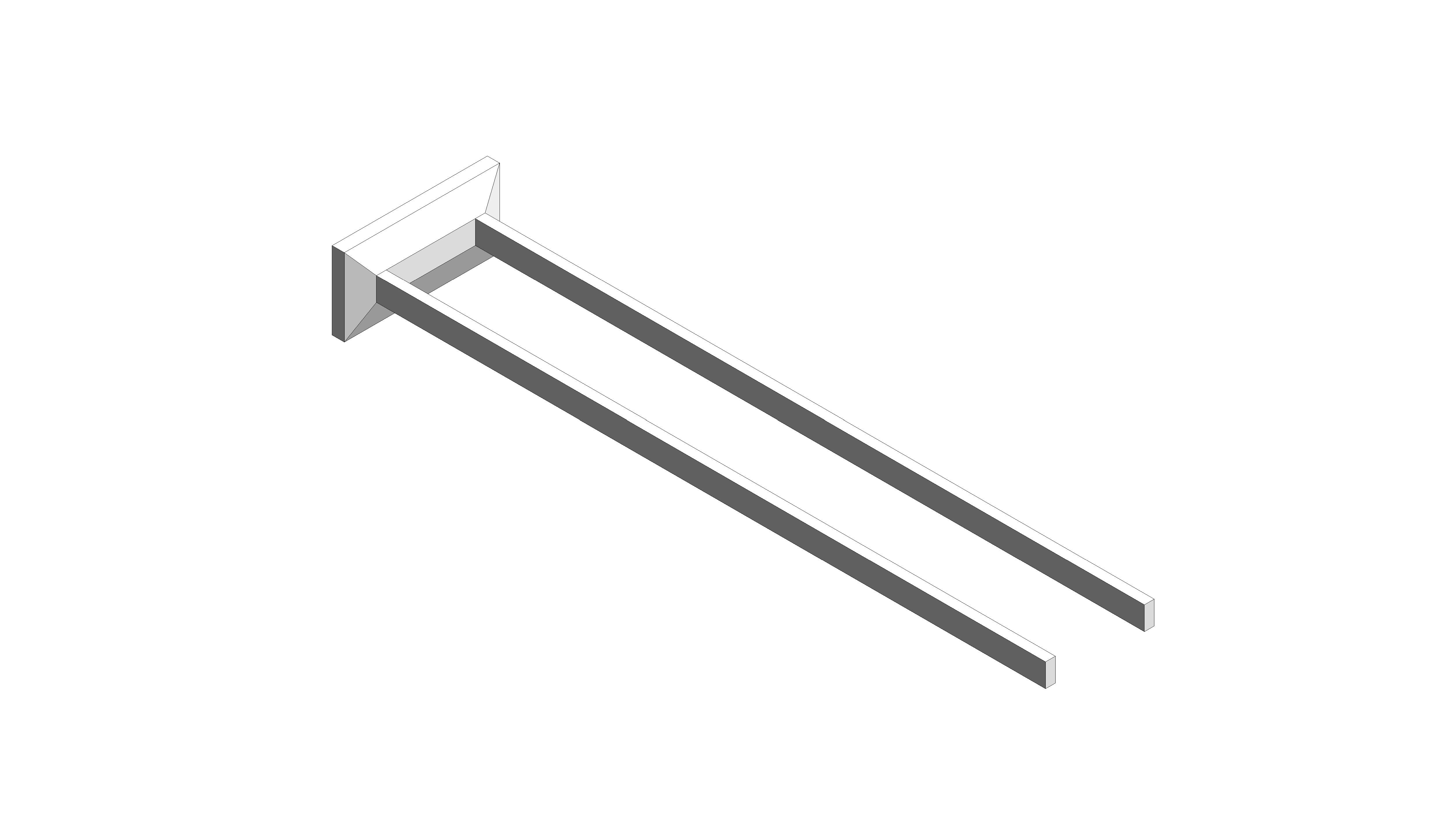 Product: ALLURE BRILLIANT Towel bar (40895000)
