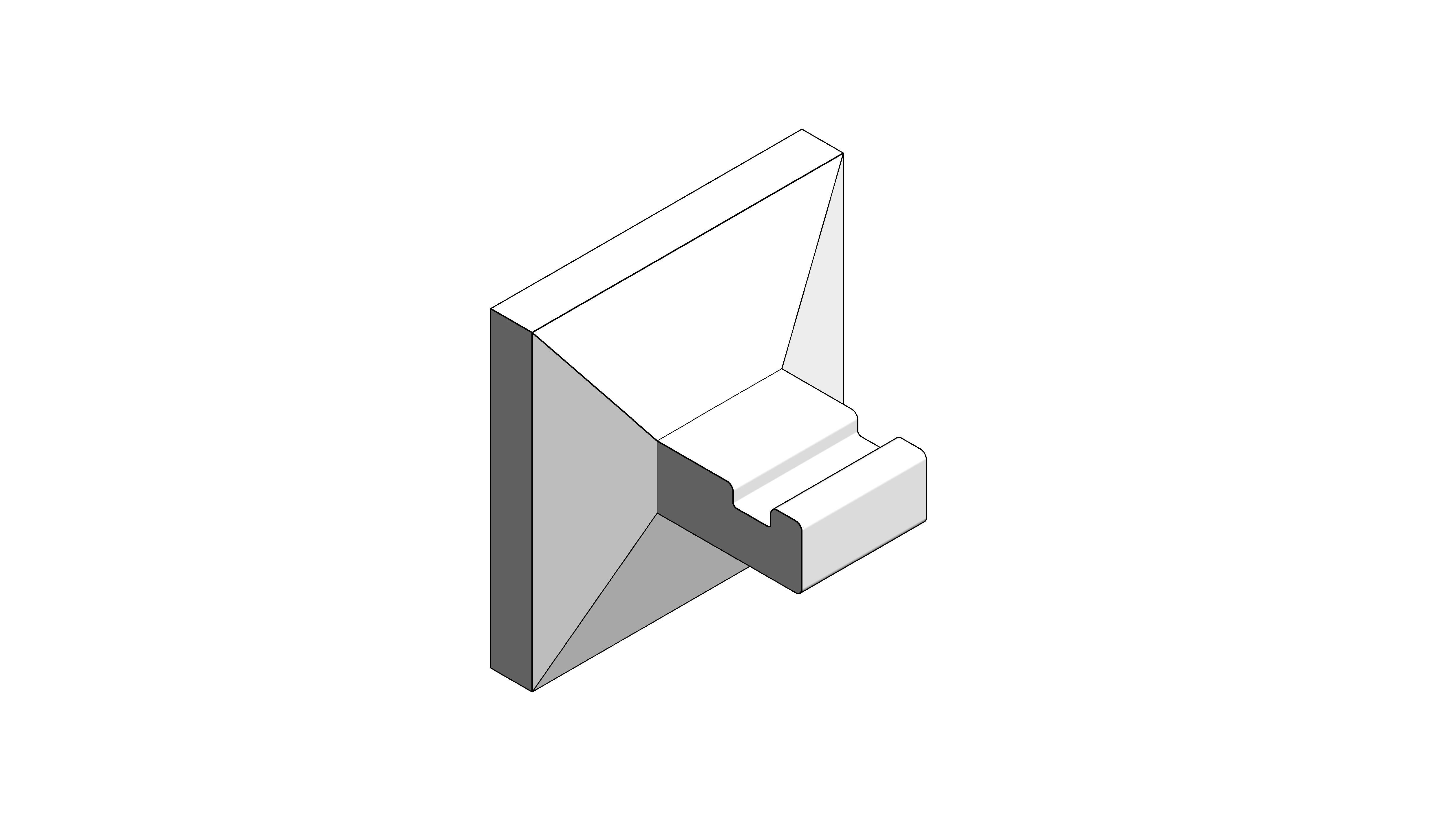 Product: ALLURE BRILLIANT Robe hook (40897000)
