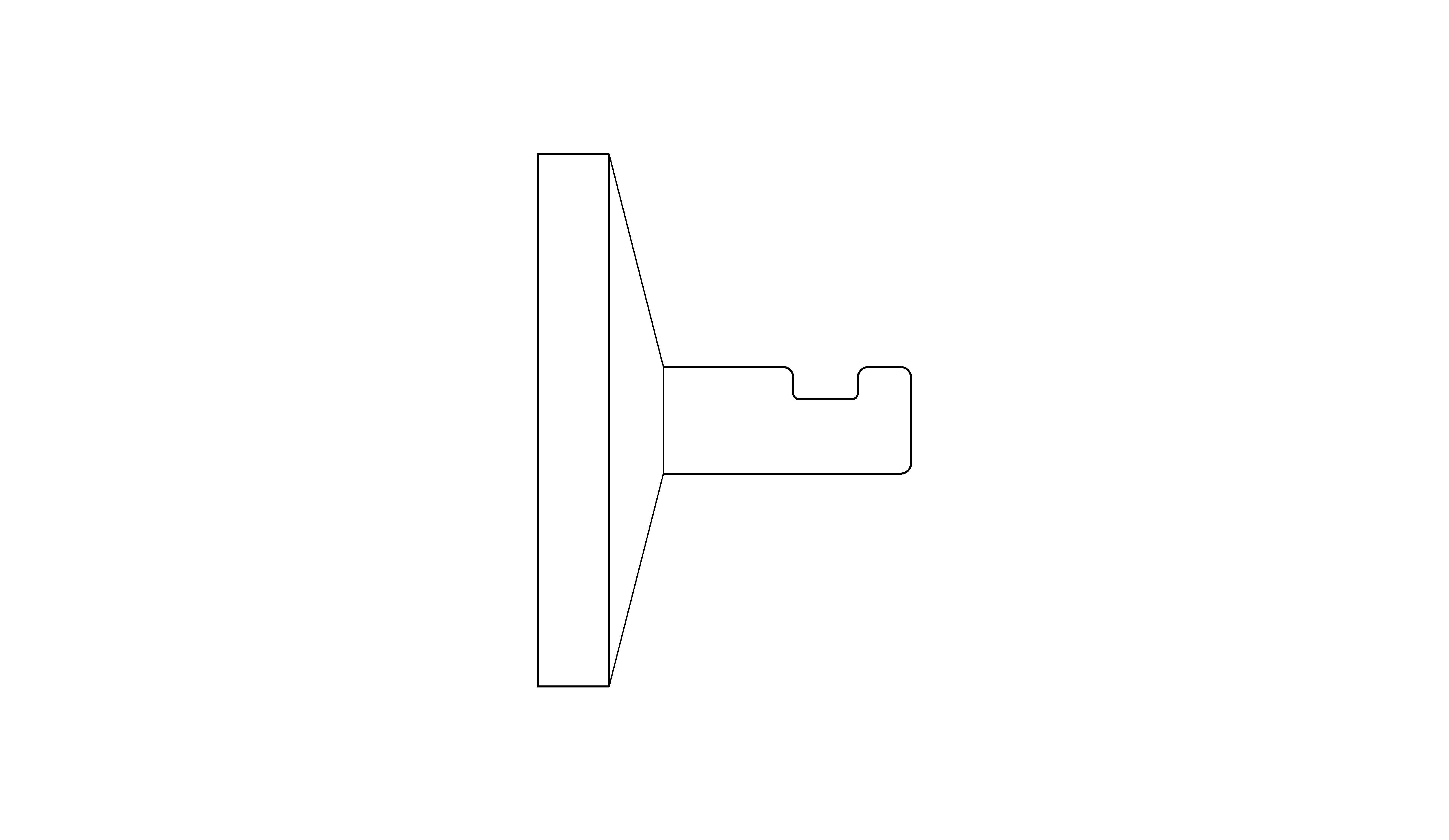 Product: ALLURE BRILLIANT Robe hook (40897000)