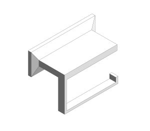 Product: ALLURE BRILLIANT Toilet roll holder (40898000)