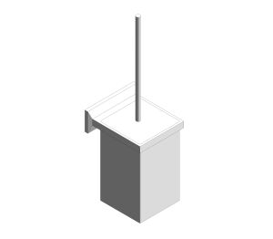 Product: ALLURE BRILLIANT Toilet brush set (40900000)