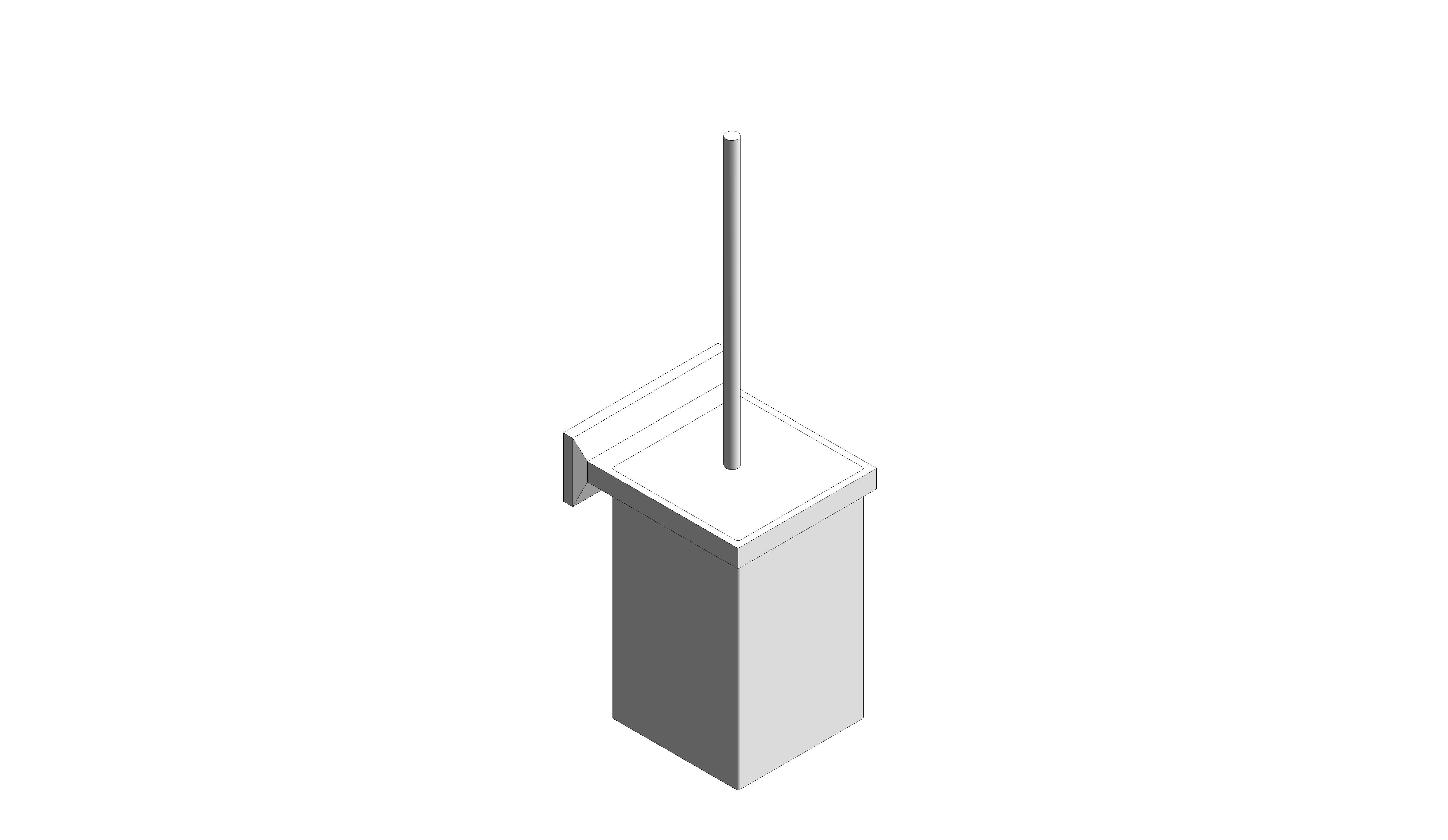 Product: ALLURE BRILLIANT Toilet brush set (40900000)