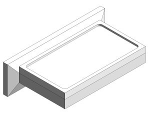 Product: ALLURE BRILLIANT Shelf with soap dish (40907000)