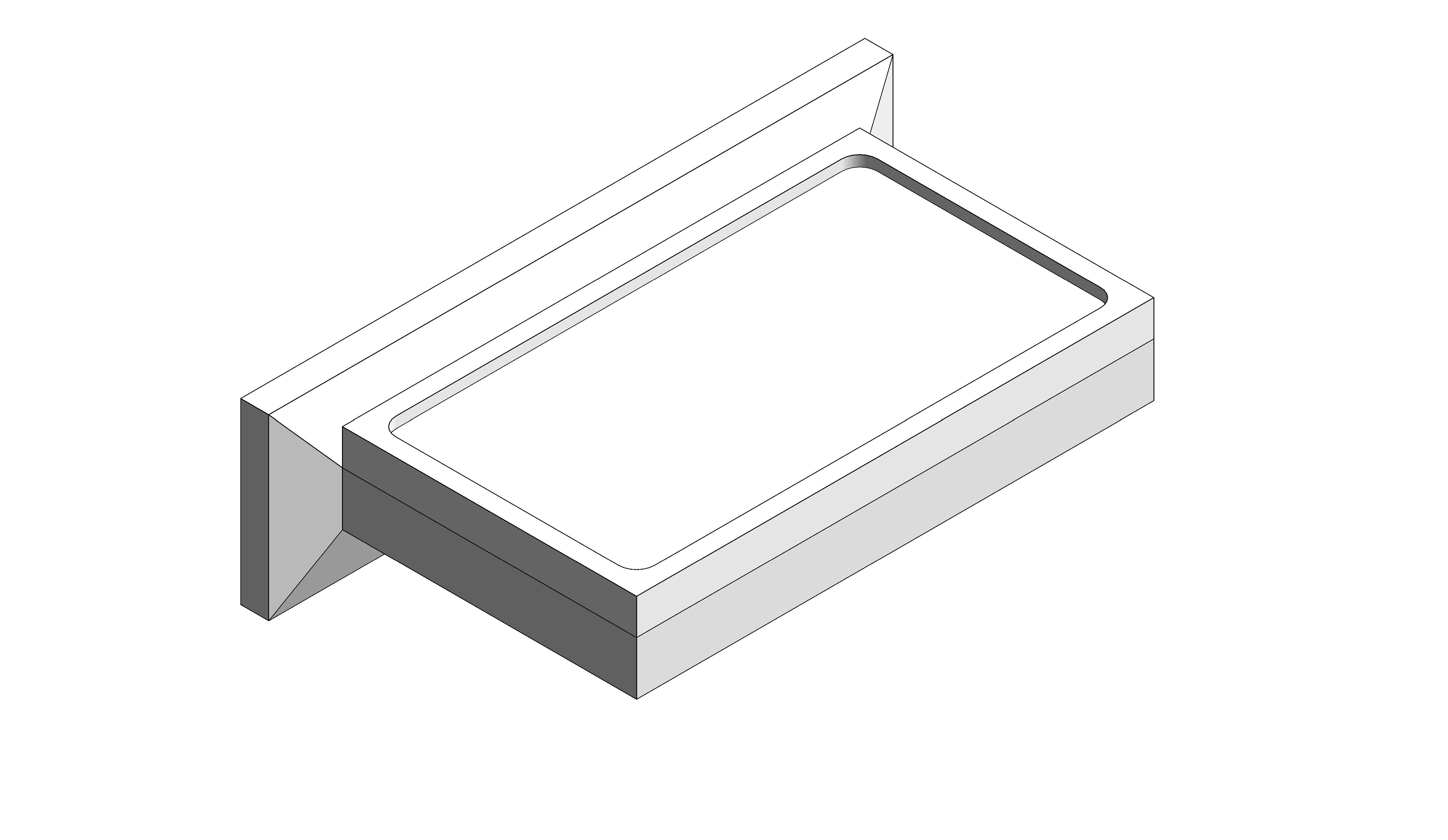Product: ALLURE BRILLIANT Shelf with soap dish (40907000)