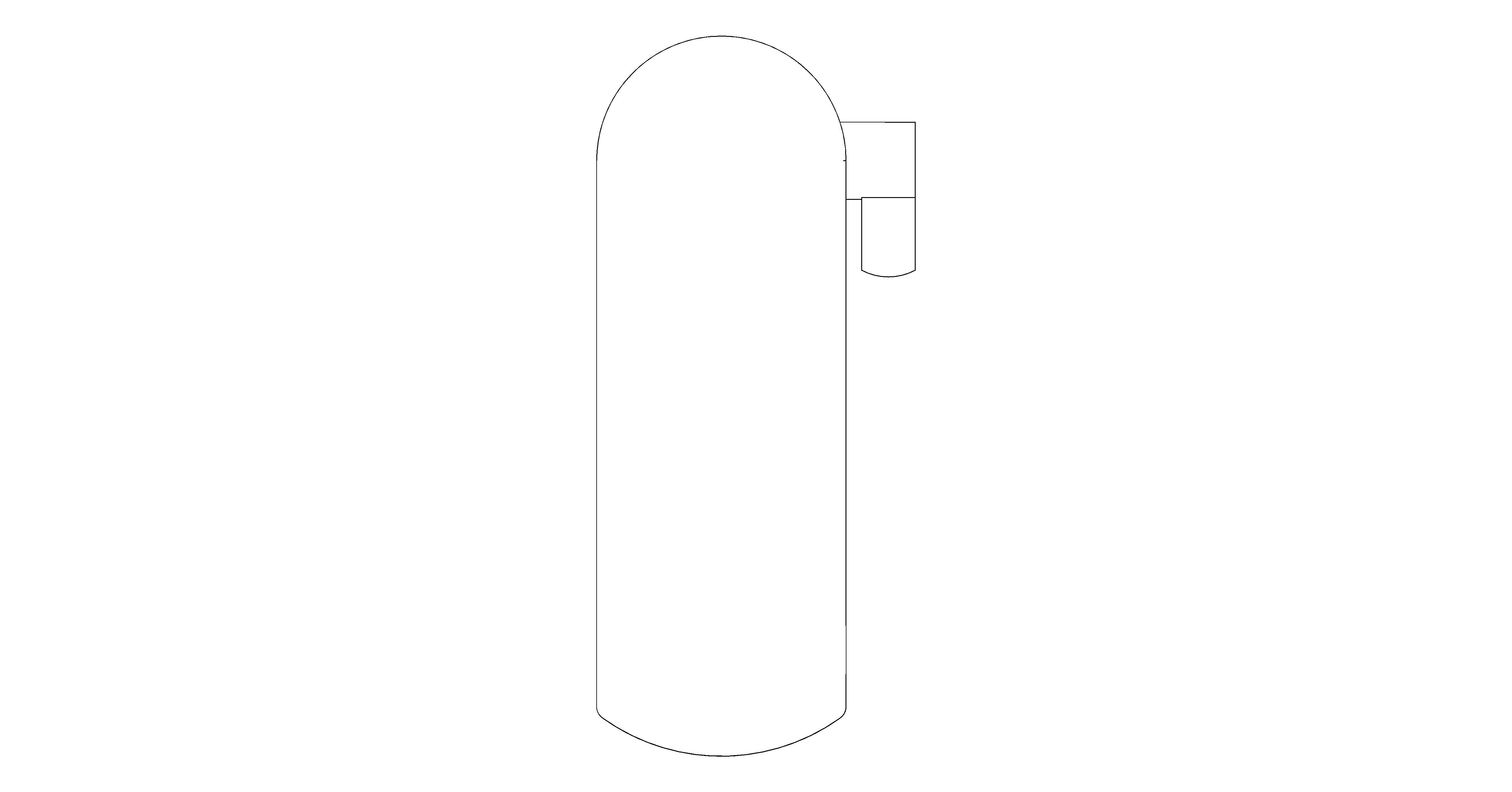 bimstore plan image of the Bau Cosmopolitan E Infra-Red Electronic Basin Tap 1/2" Without Mixing Device - 36452000 from Grohe