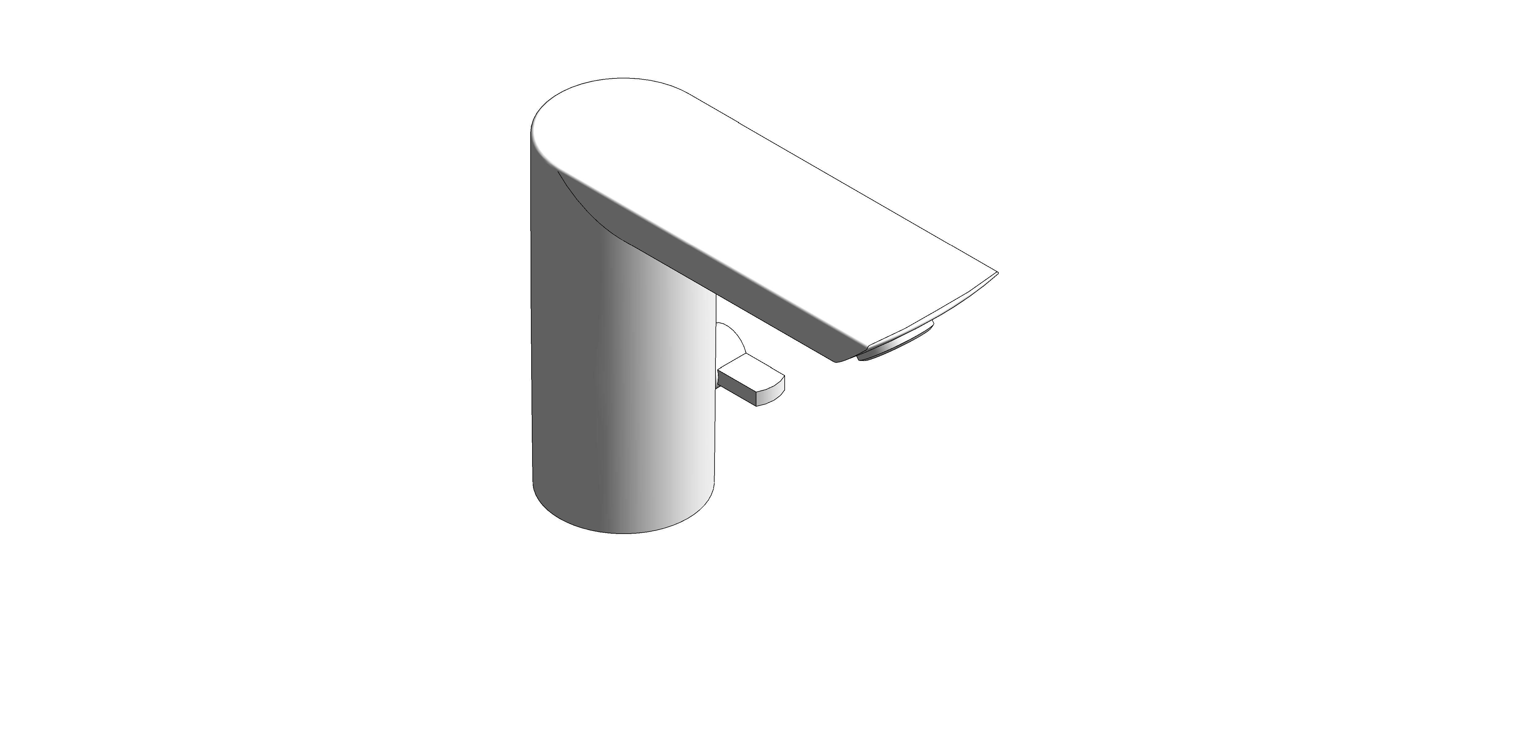 bimstore 3D image of the BauCosmopolitan E Infra Red Electronic Basin Mixer - 36451000 from Grohe