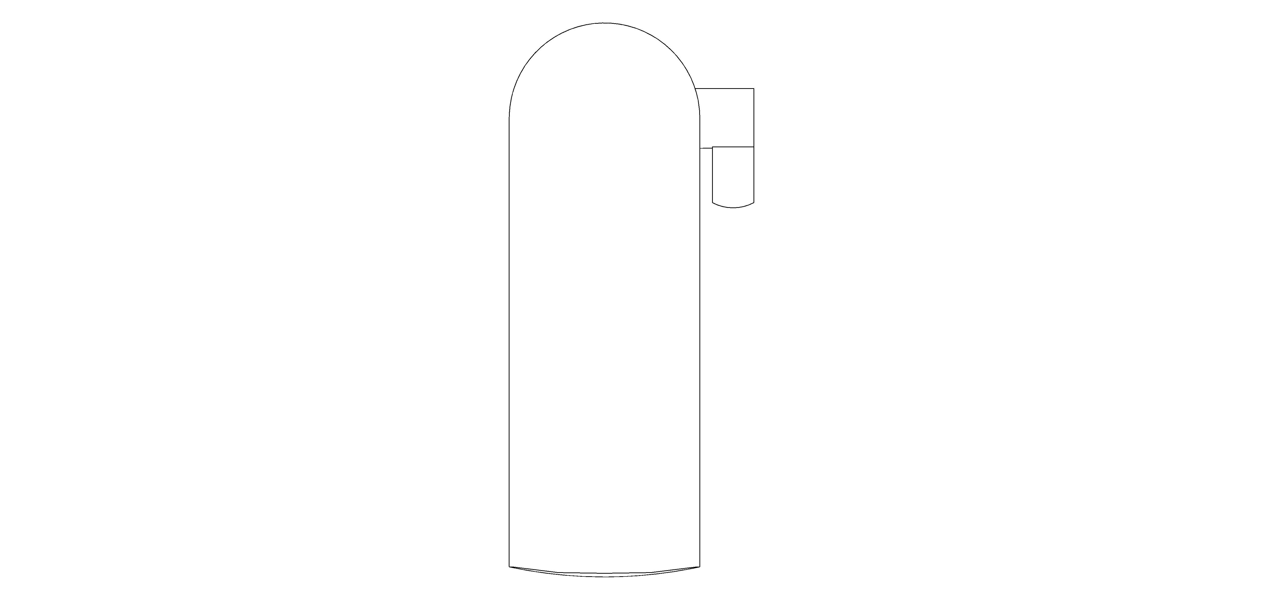 bimstore plan image of the BauCosmopolitan E Infra Red Electronic Basin Mixer - 36451000 from Grohe