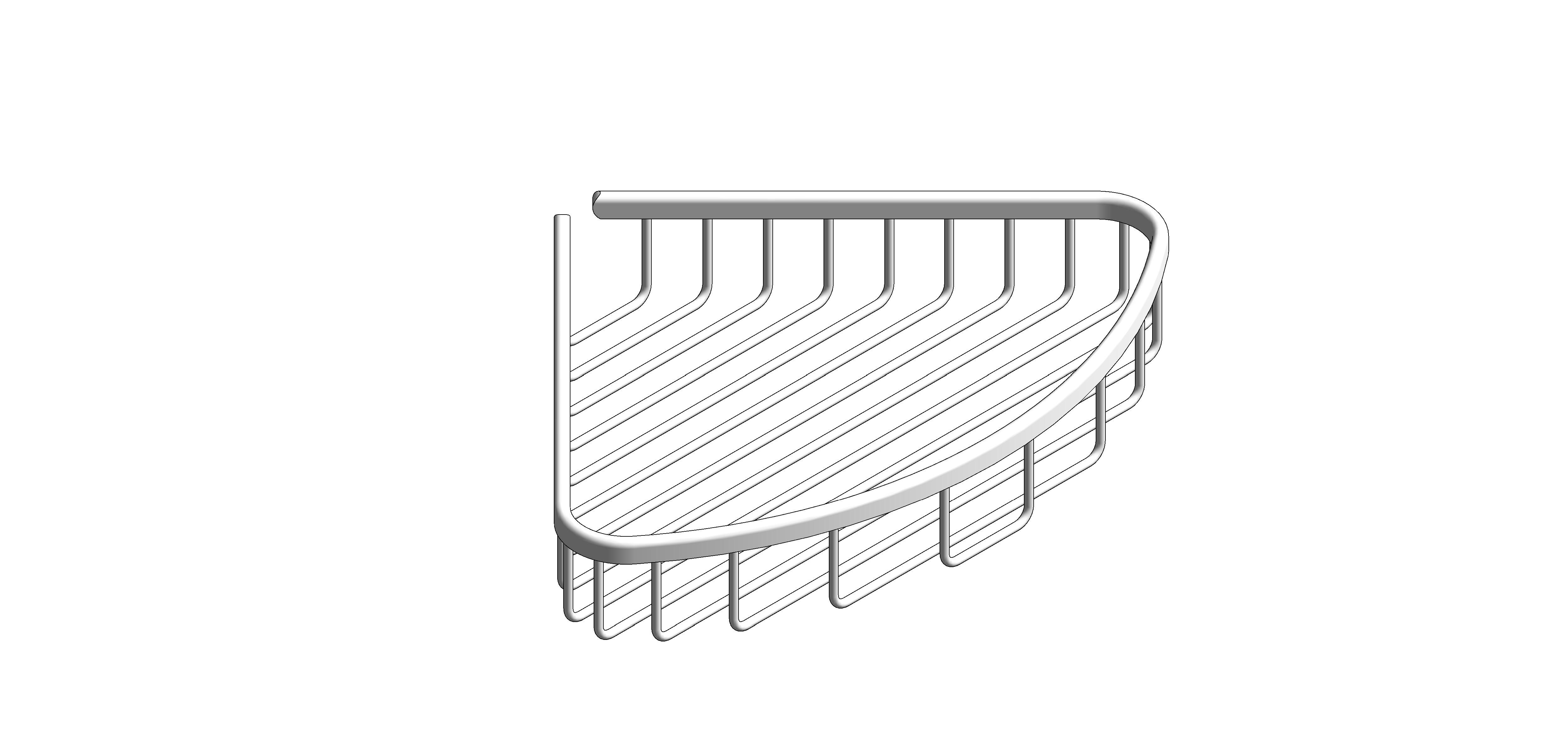 bimstore 3D image of the BauCosmopolitan Soap Wire Basket - 40663001 from Grohe