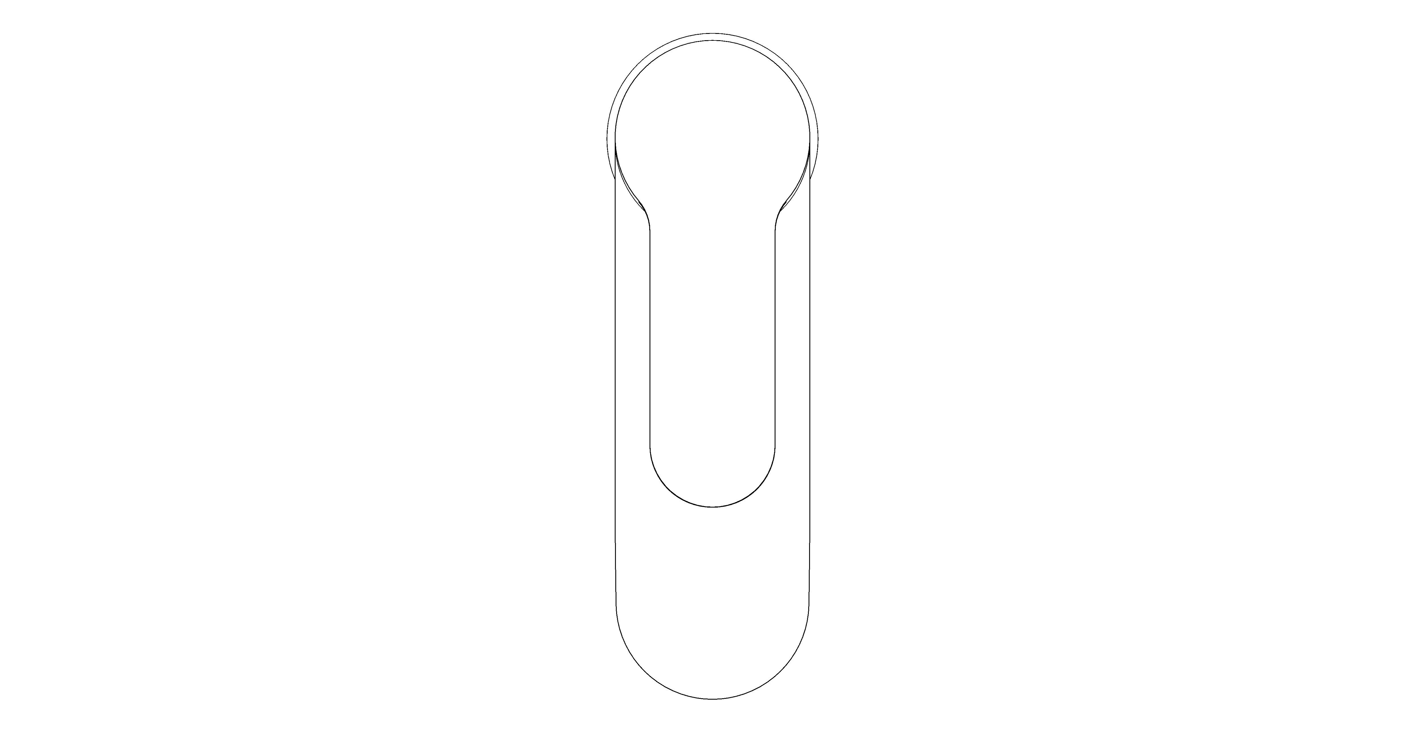 bimstore plan image of the Bauedge Basin Mixer M Size - 23759000 from Grohe