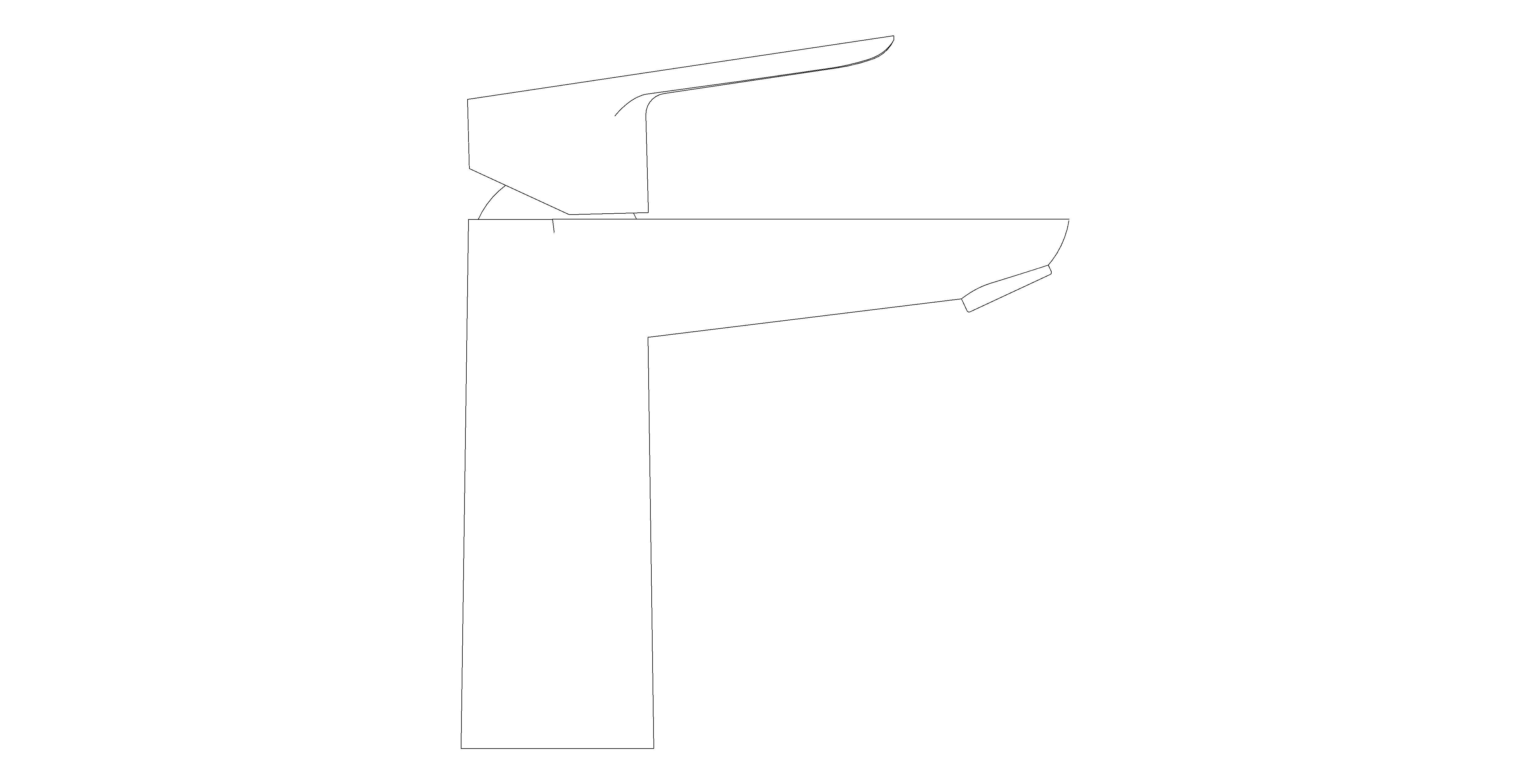 bimstore side image of the Bauedge Basin Mixer M Size - 23759000 from Grohe