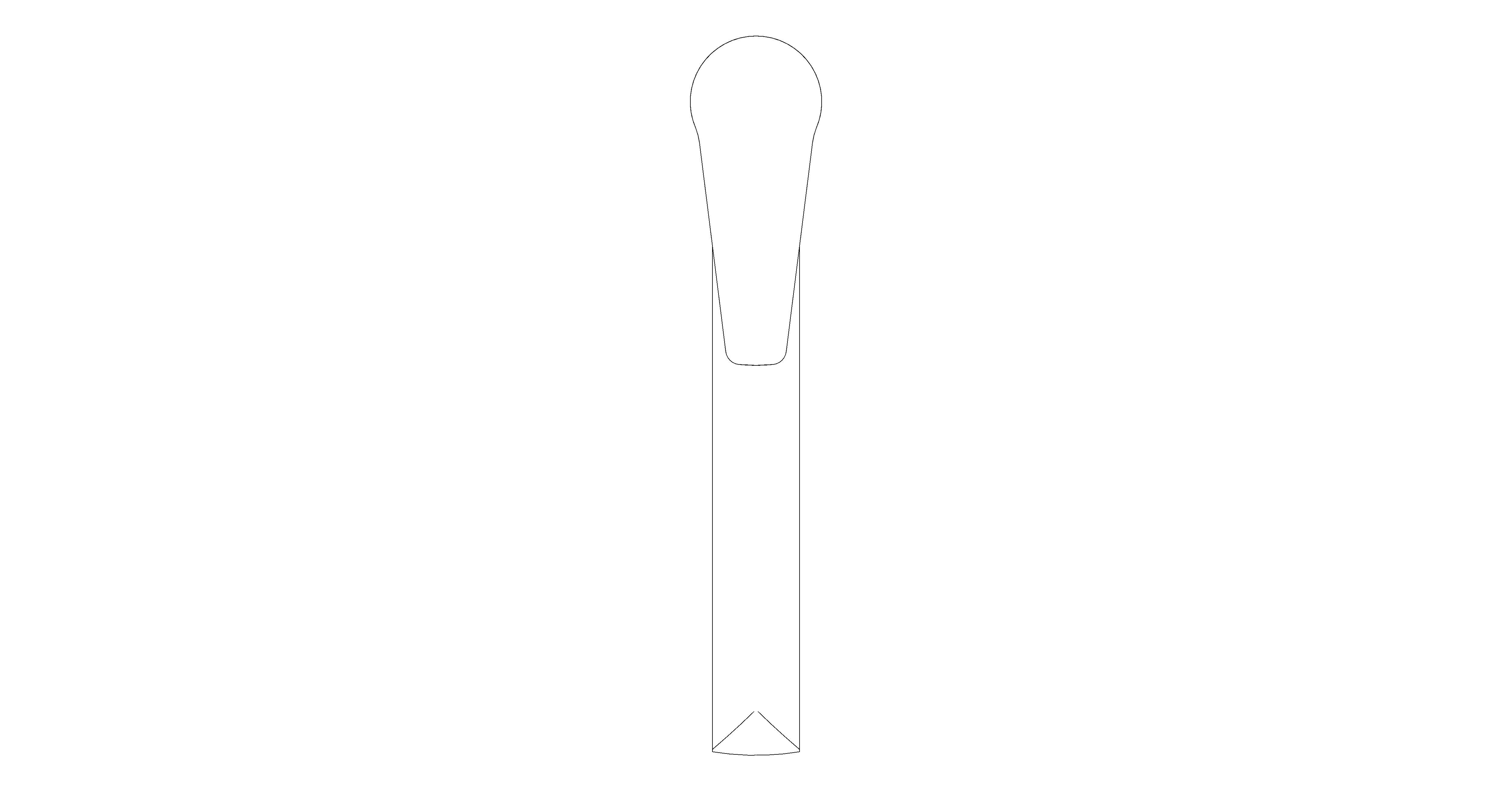 bimstore plan image of the BauCurve OHM Sink Mixer - Medium Spout AUS - 31695000 from Grohe