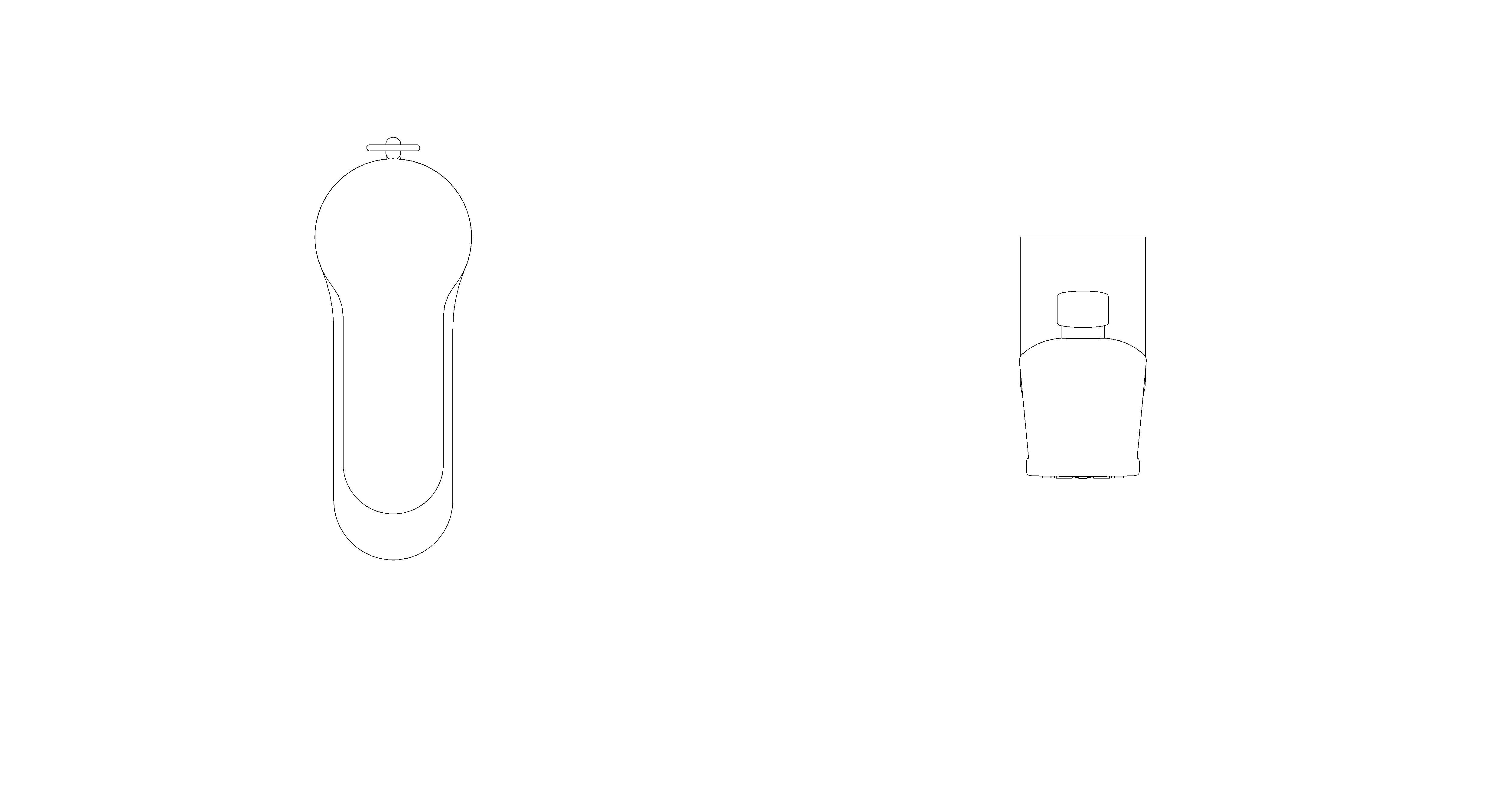 bimstore plan image of the BauEdge Single Lever Basin Mixer 1/2“ S-Size - 23964000 from Grohe